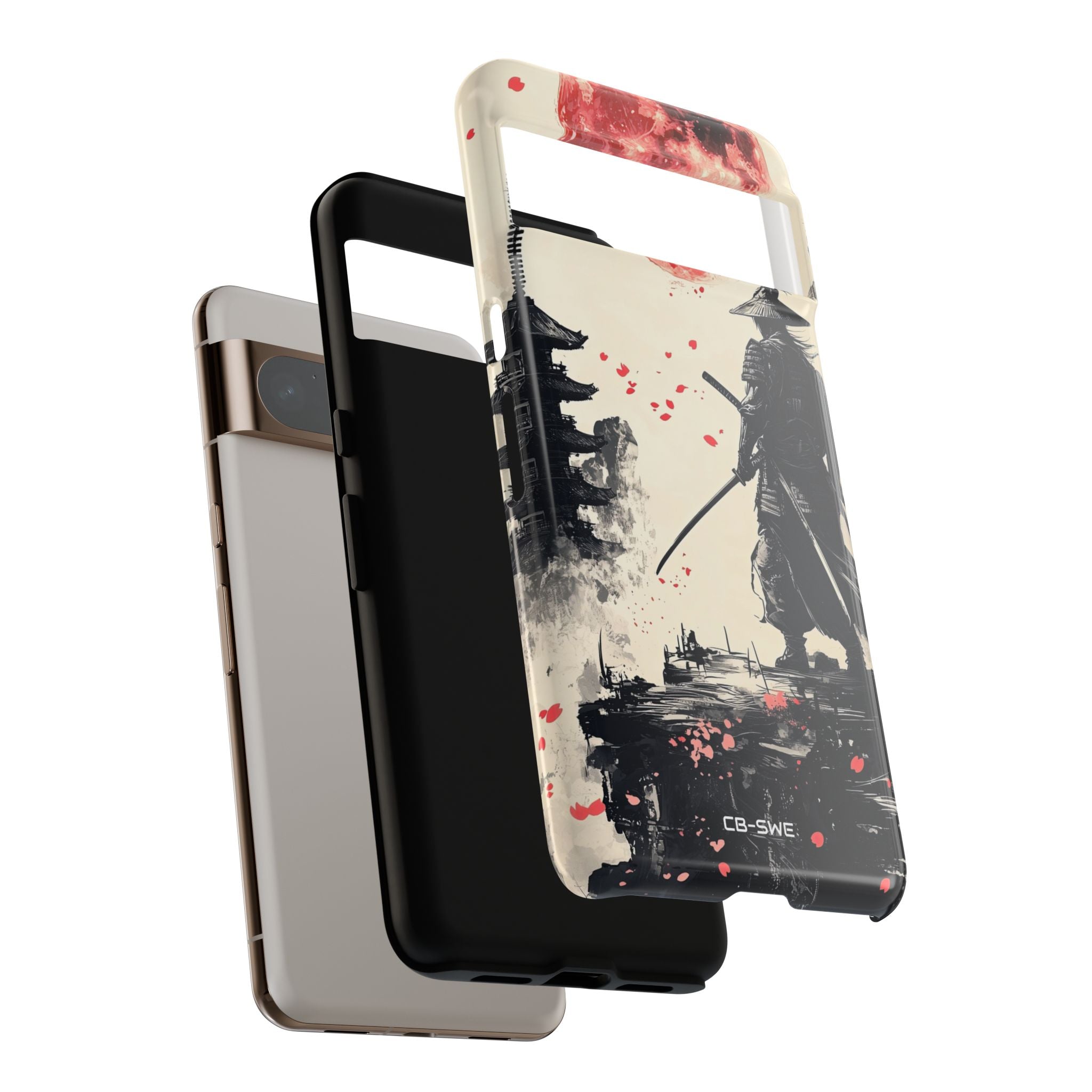 Samurai Gazes Moonward - Google Pixel Case