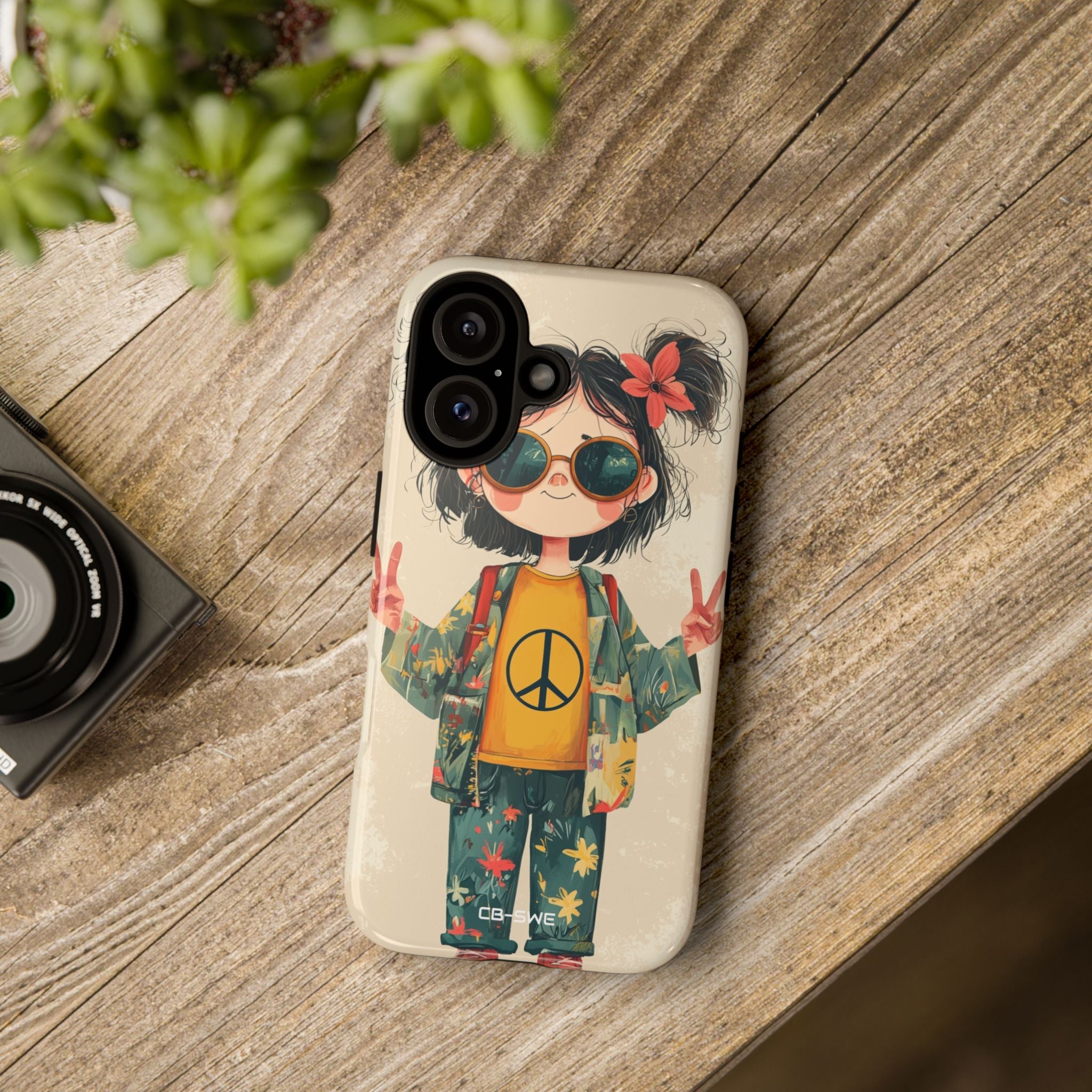Groovy Child Laughs - iPhone Case