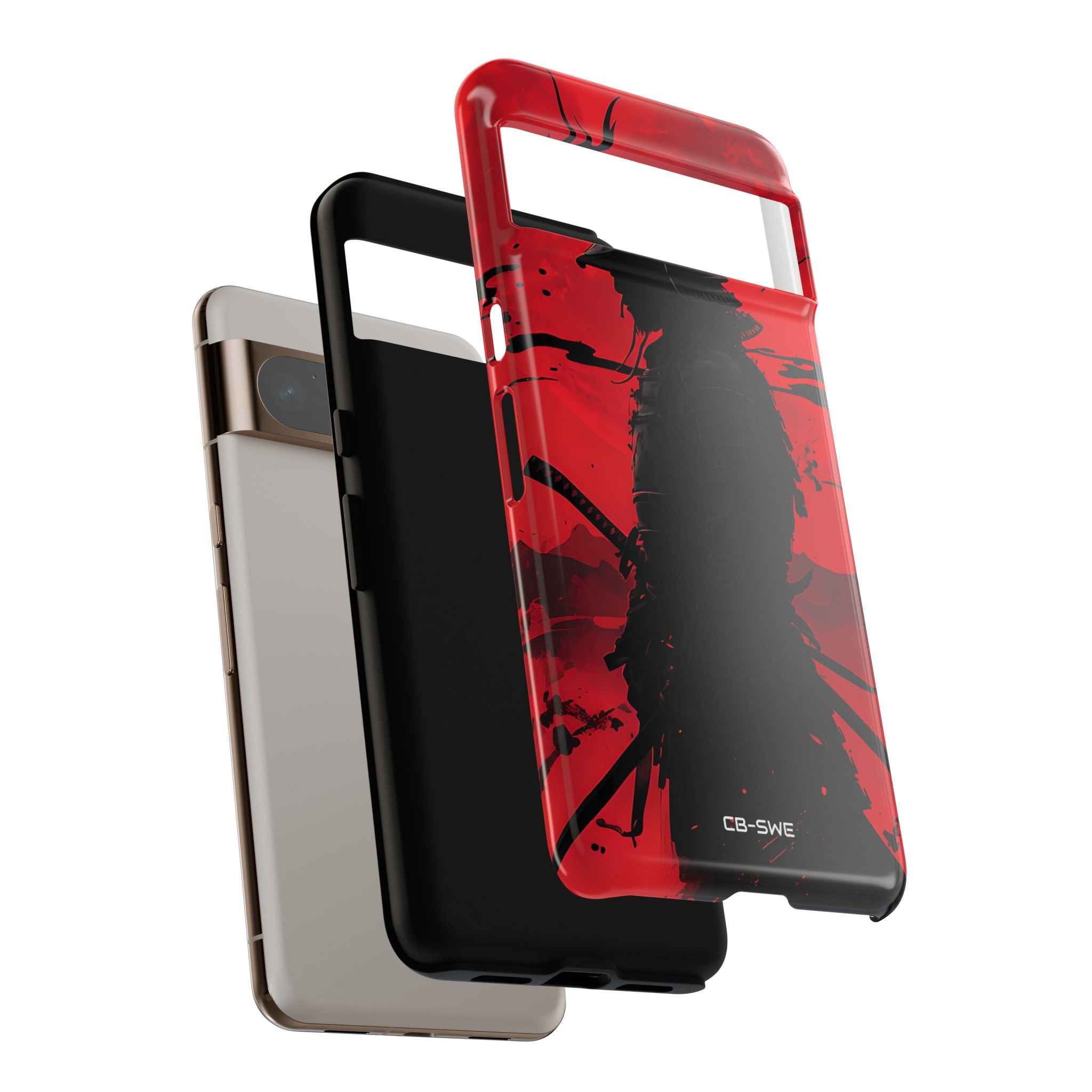Red Samurai Shadow - Google Pixel Case