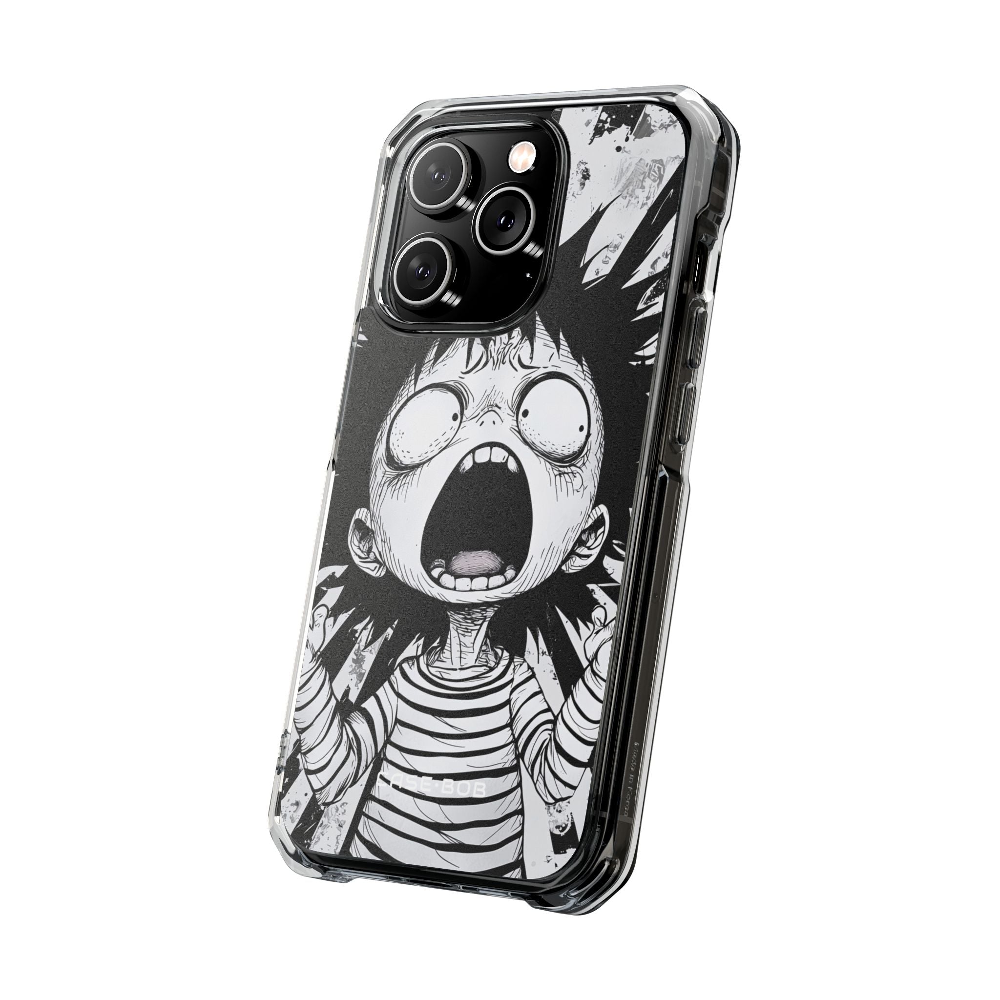 Screaming Stripes iPhone 14 Pro Case - Impact
