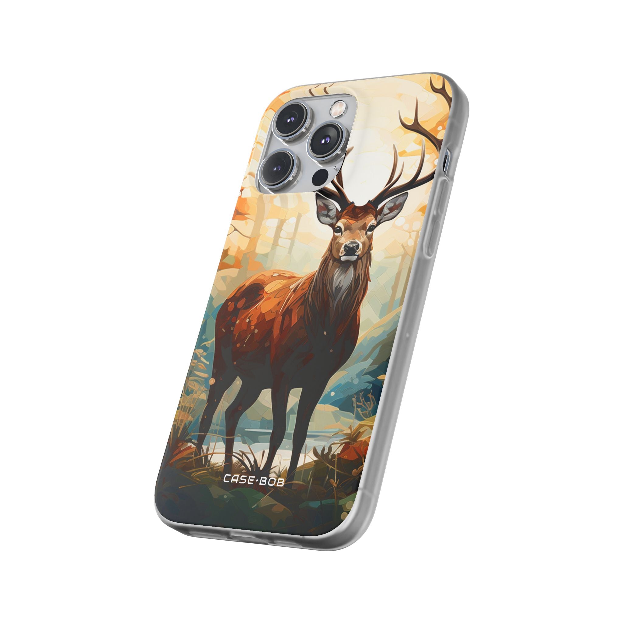 Glowing Stag iPhone 14 Pro Max Case - Soft