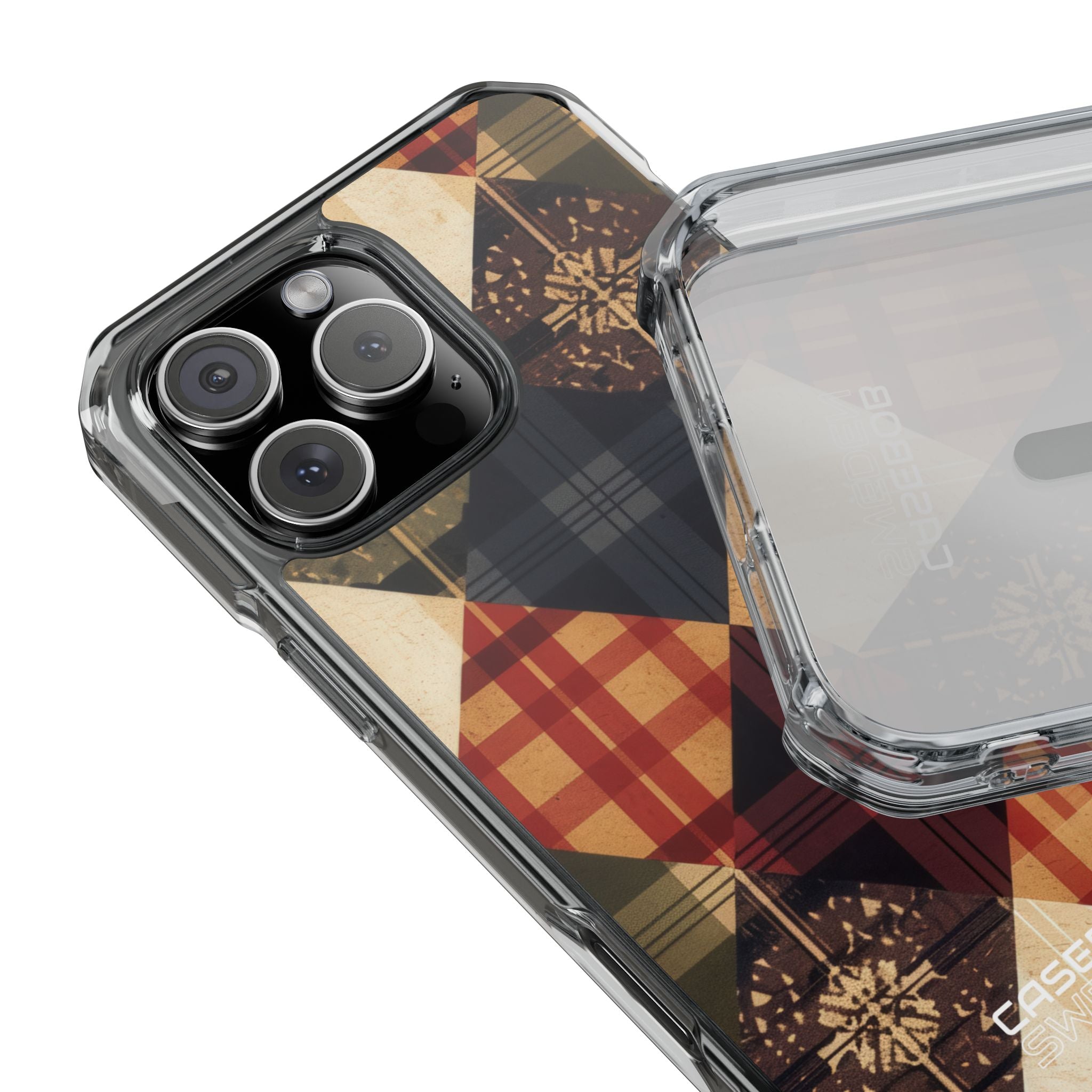 Rustic Quilt Charm iPhone 16 - Impact Clear+