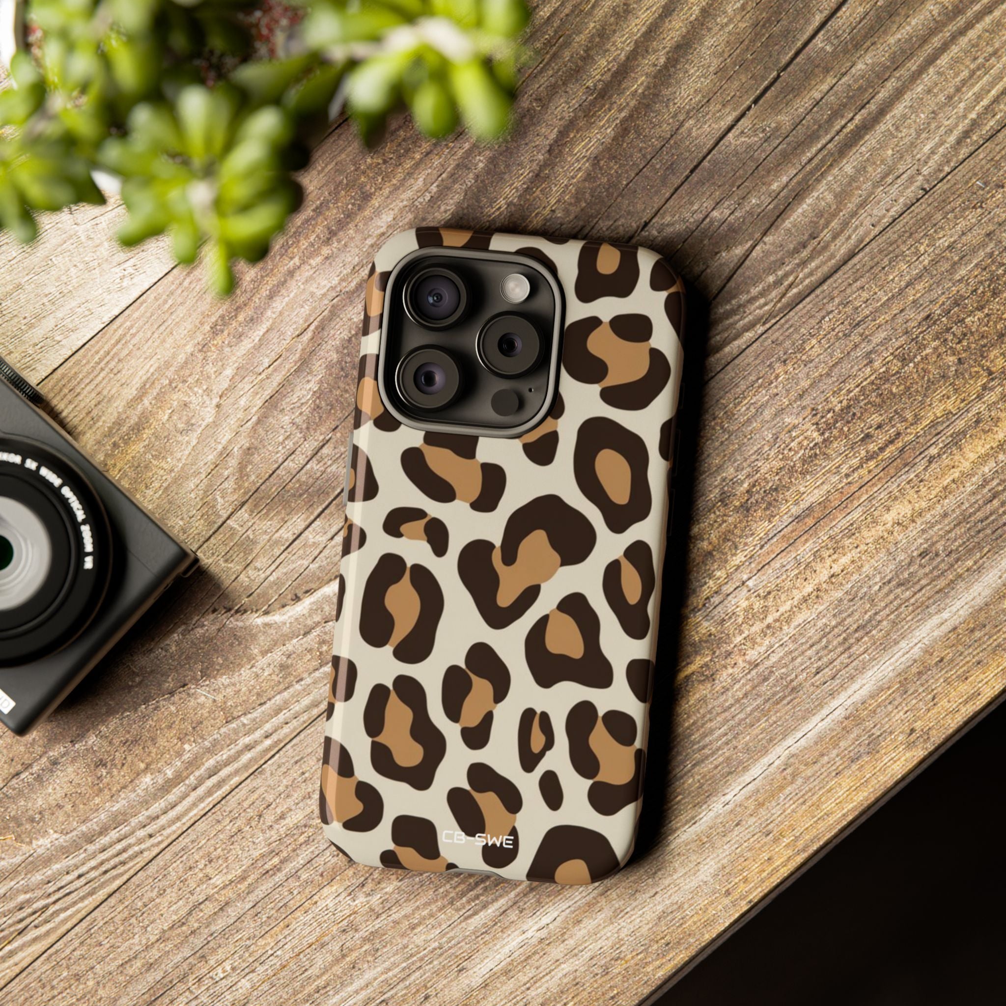 Leopard Print Elegance - iPhone Case