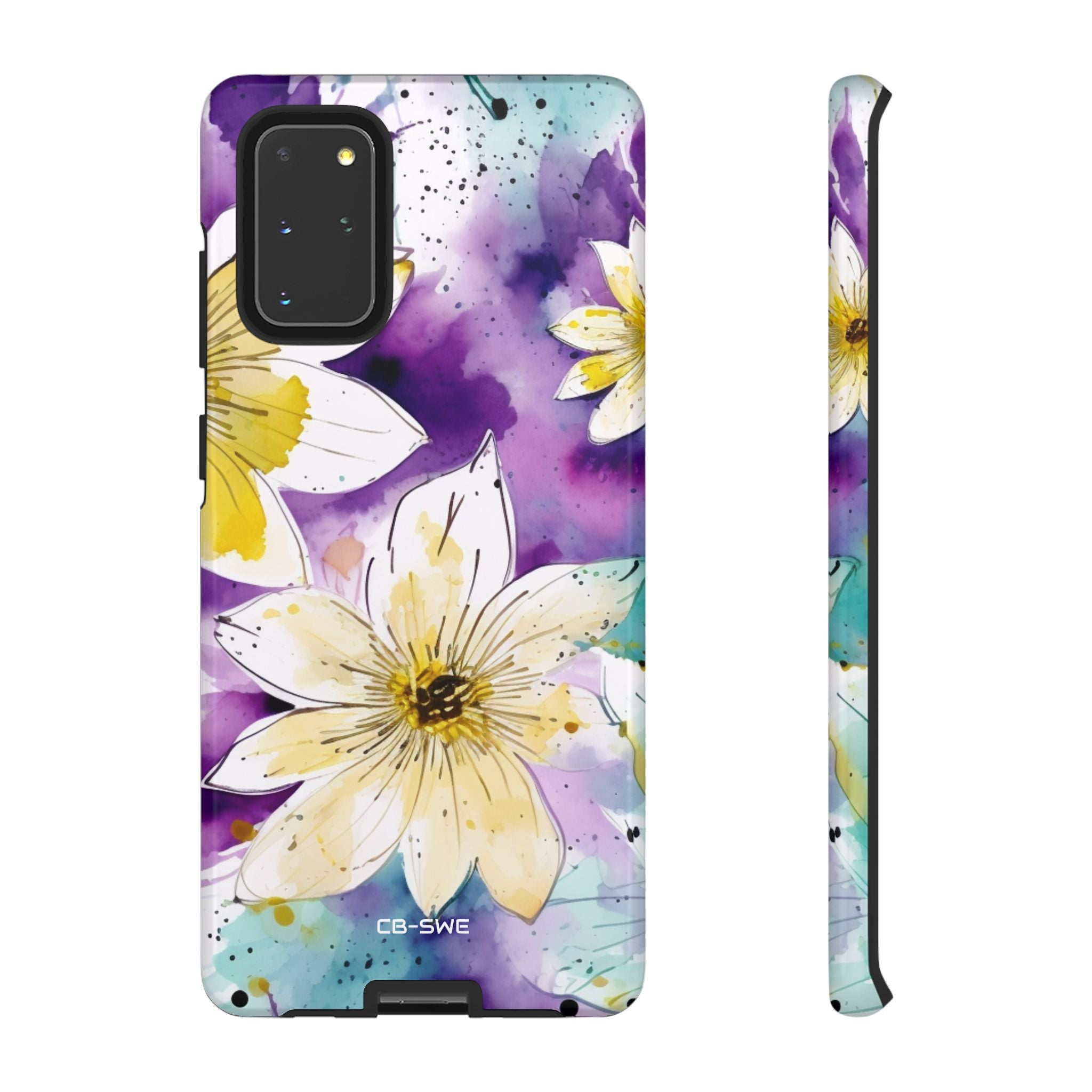 Vibrant Watercolor Flowers - Samsung Case