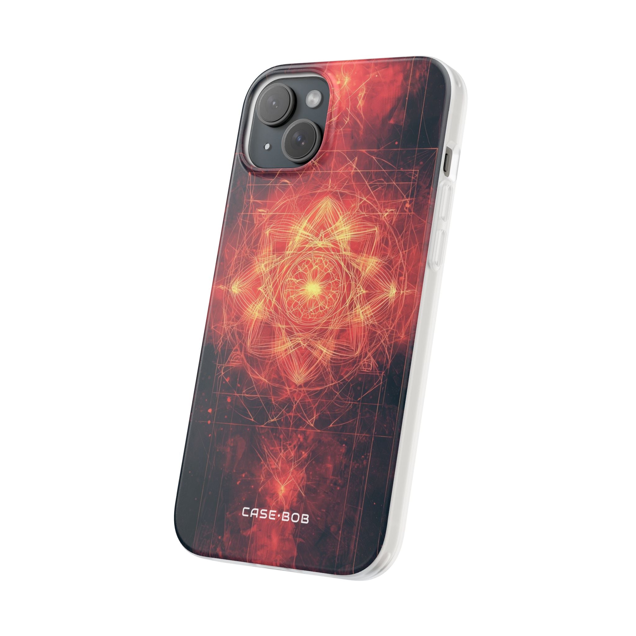 Radiant Mandala iPhone 15 Plus Case - Soft