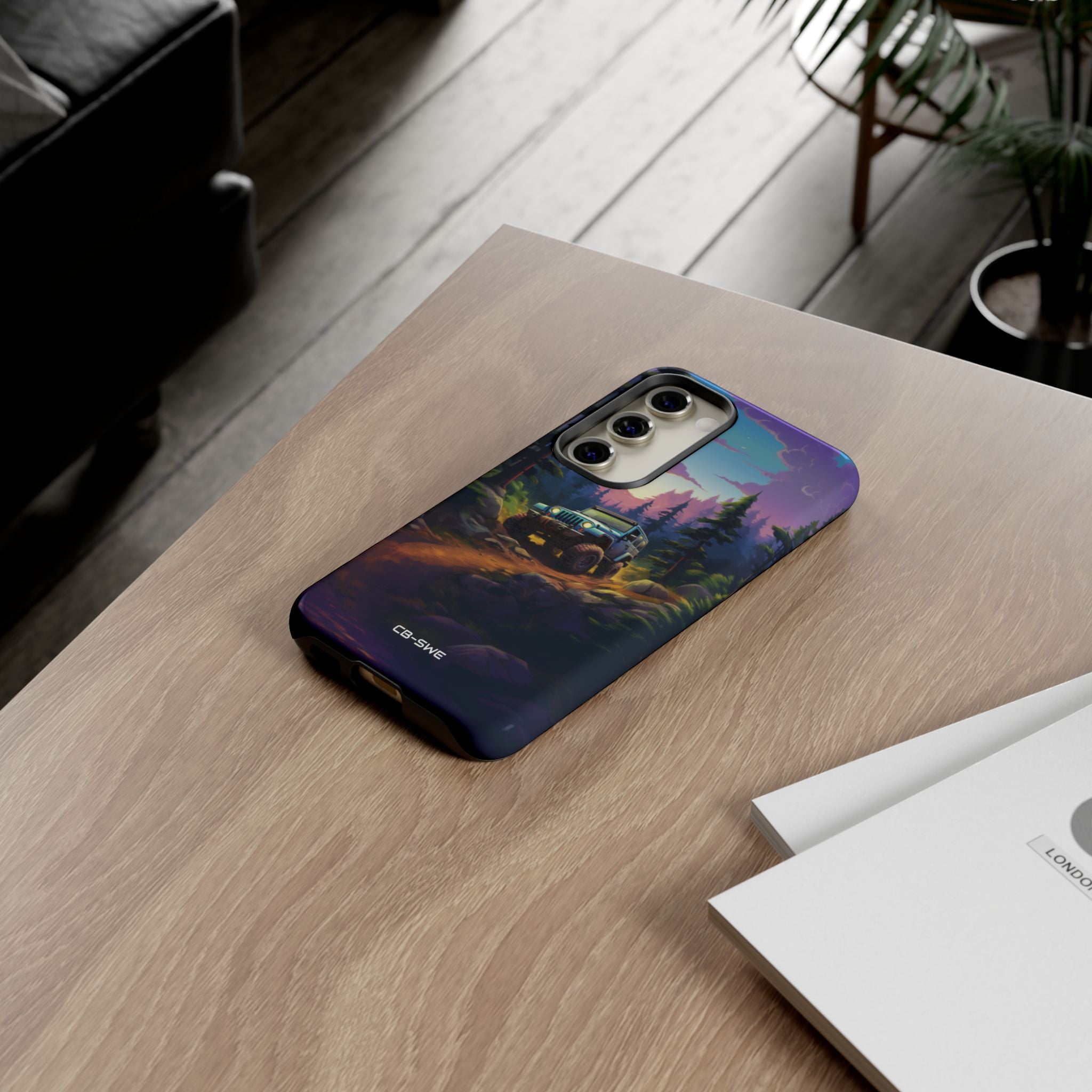 Sunset Forest Drive - Samsung Case