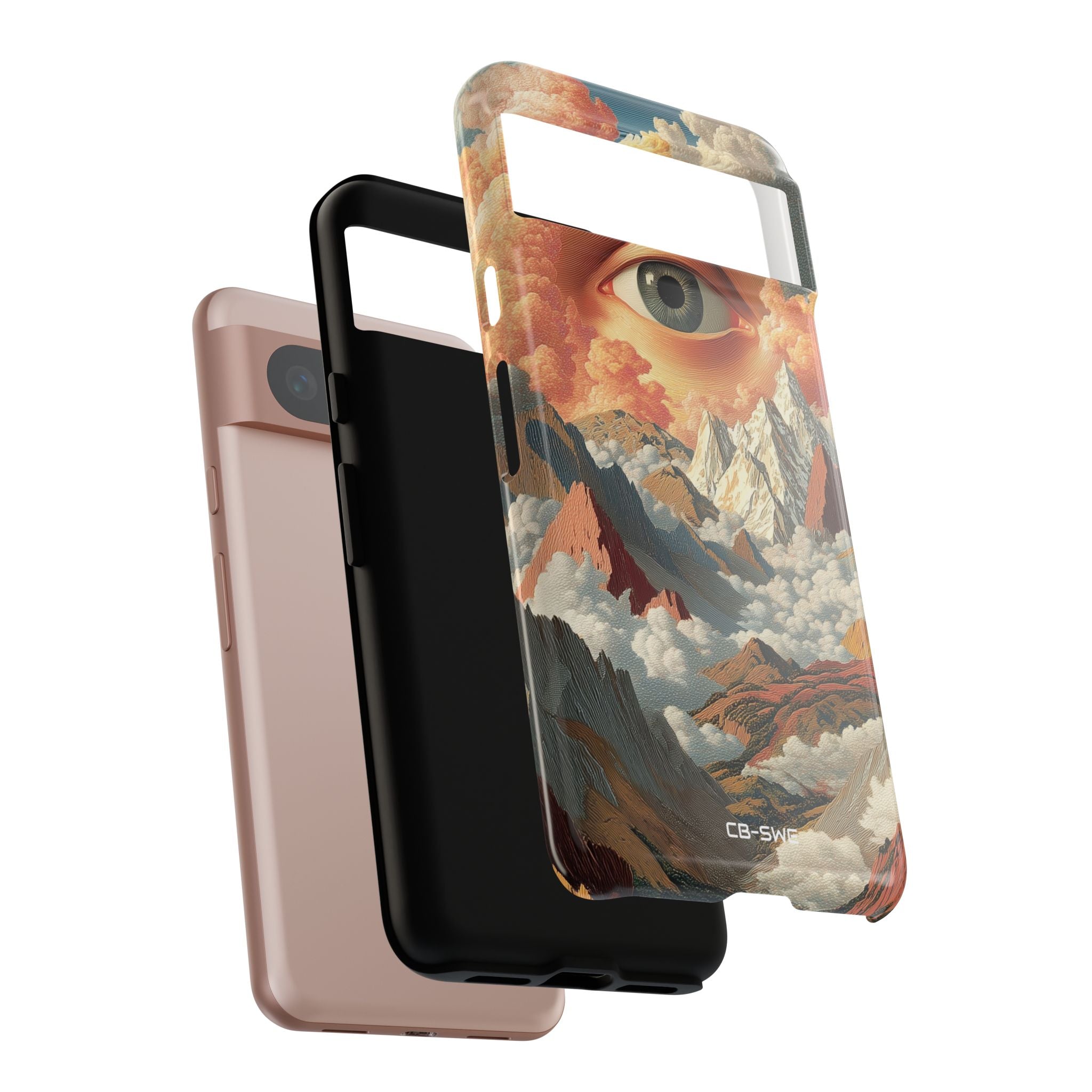 Eye Reflects Mountains - Google Pixel Case