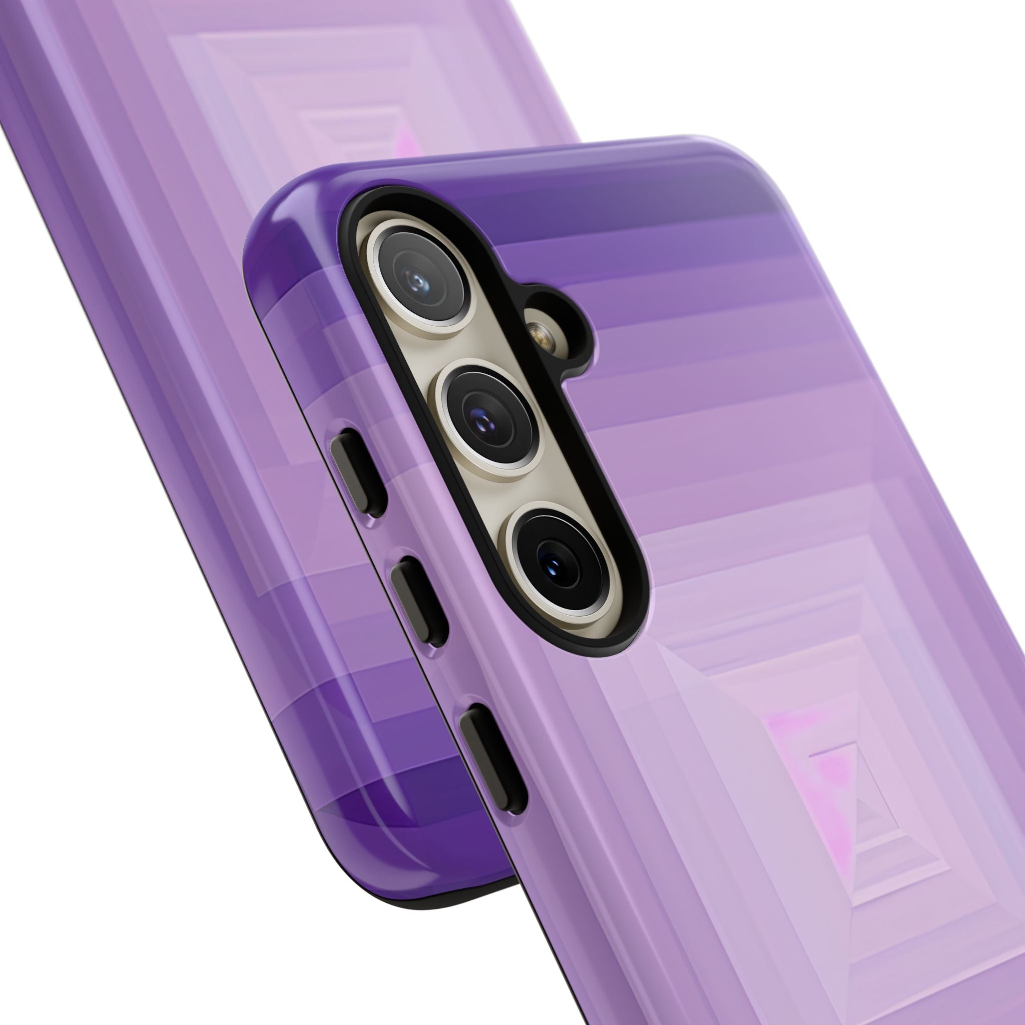 Purple Geometry Vortex Samsung S24 - Tough