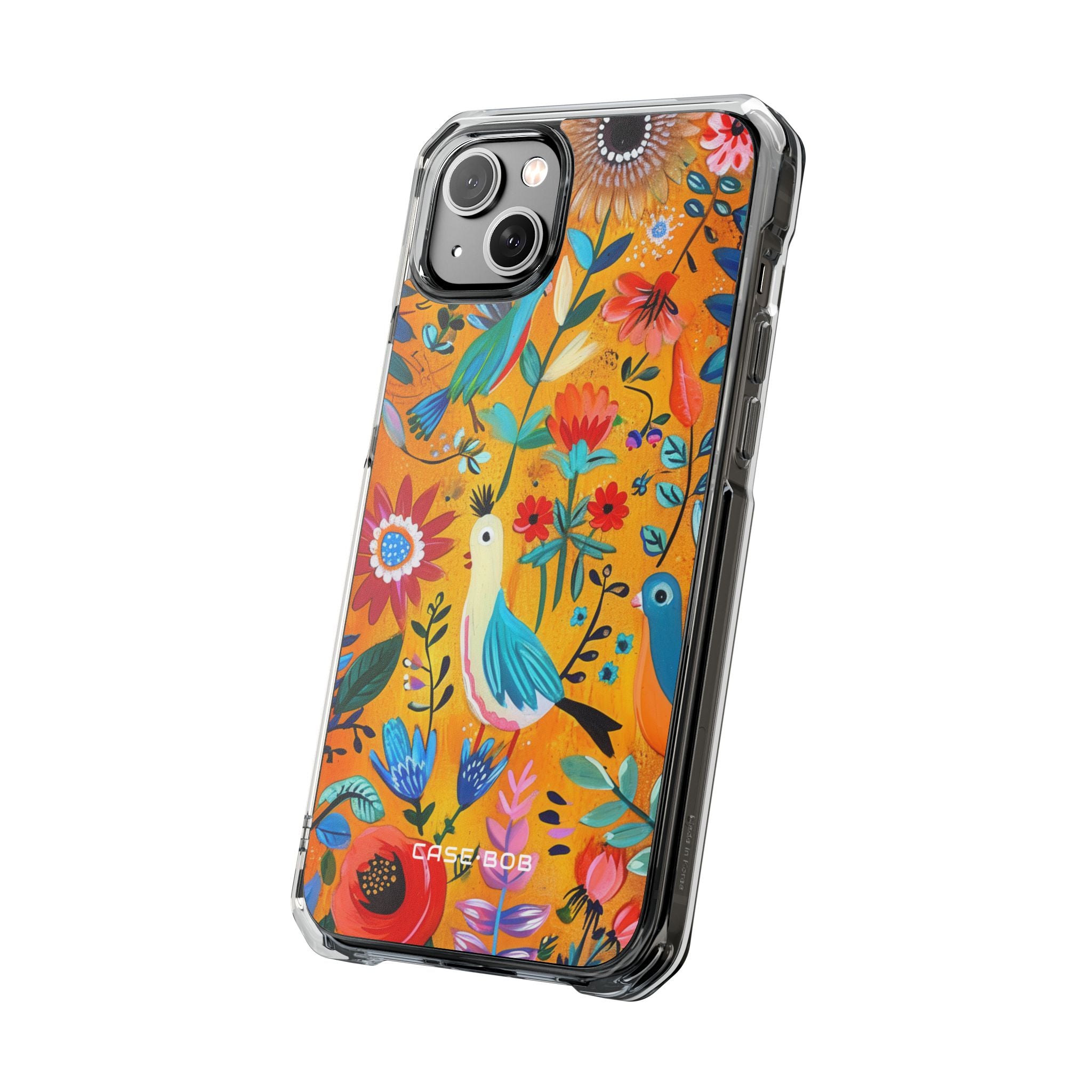 Colorful Birds Bloom iPhone 14 Plus Case - Impact
