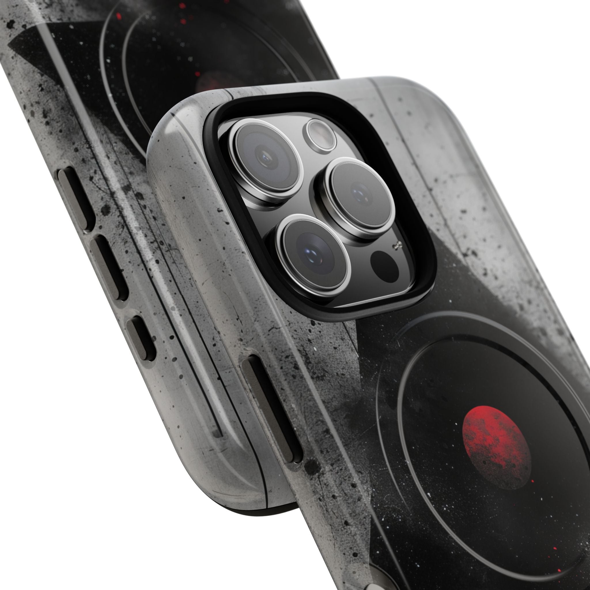 Crimson Core Geometry iPhone 16 - Tough+