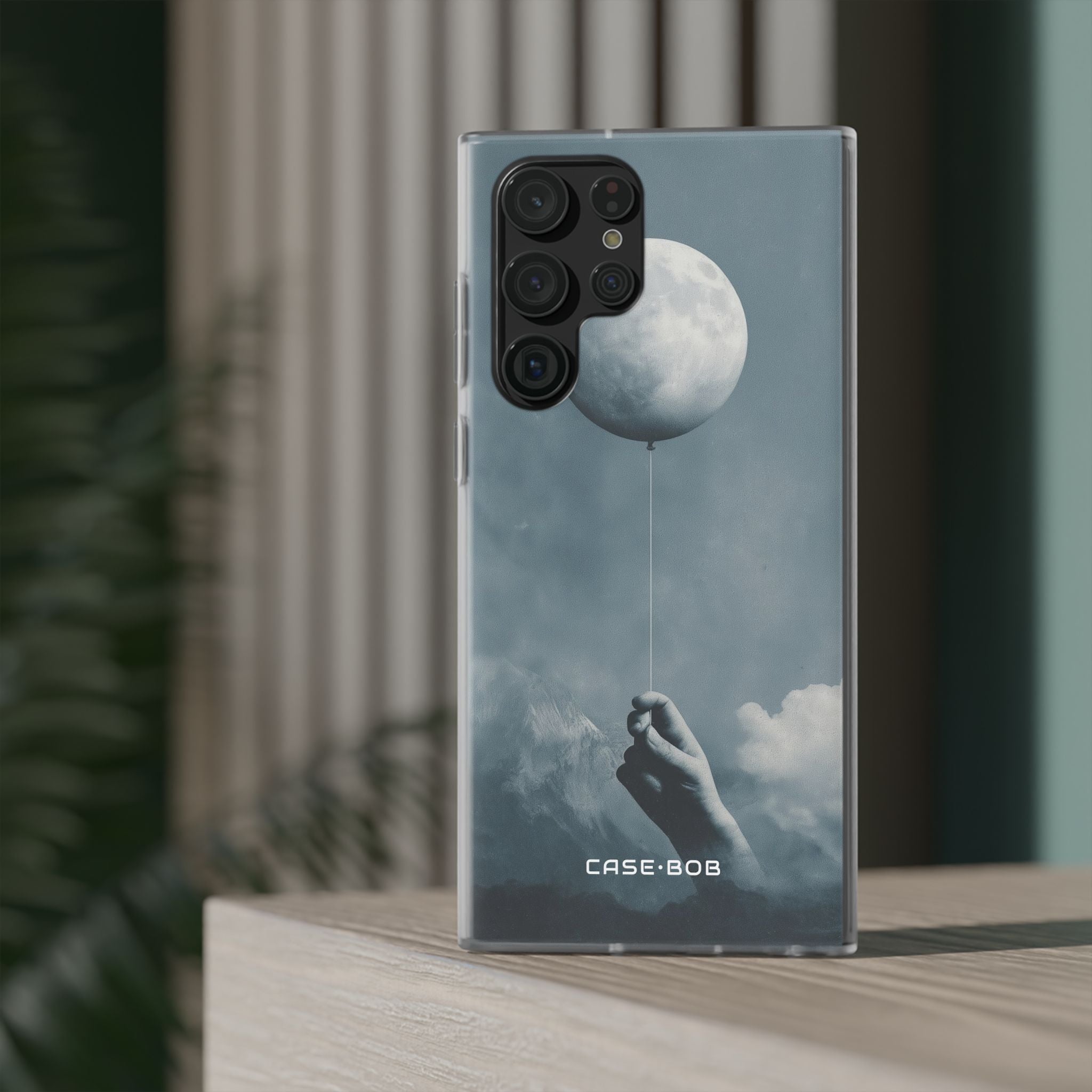 Moon Balloon Samsung S22 Ultra Case - Soft