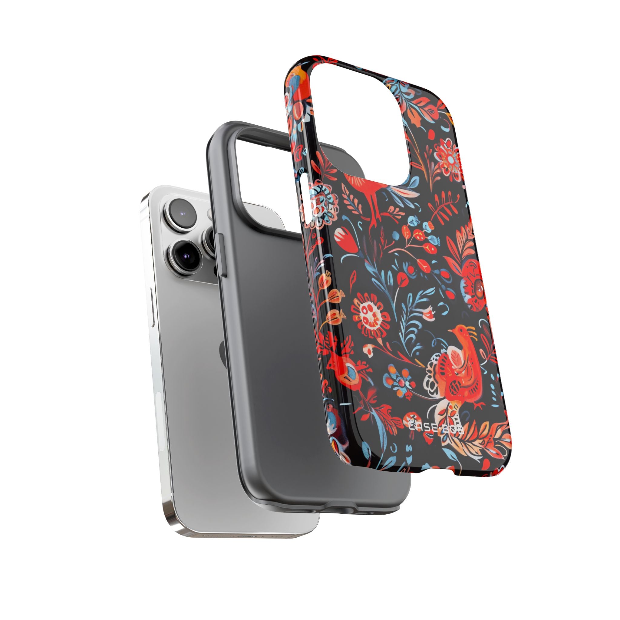 Vivid Birdscape iPhone 14 Pro Case - Tough