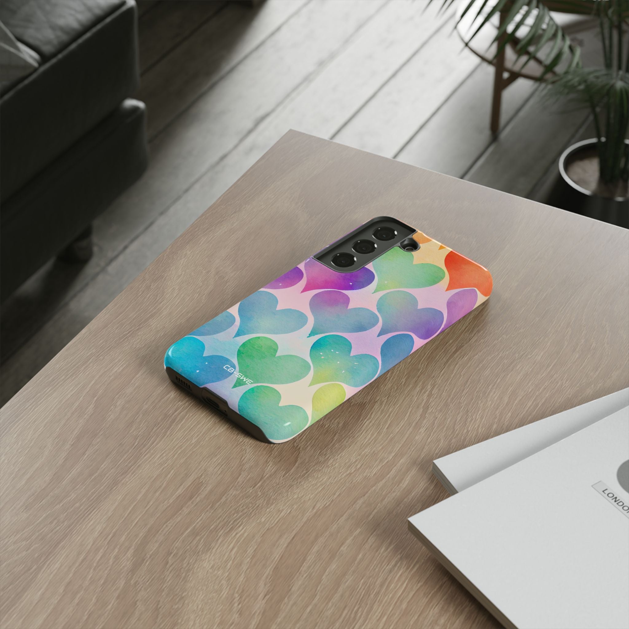Watercolor Heart Symphony - Samsung Case