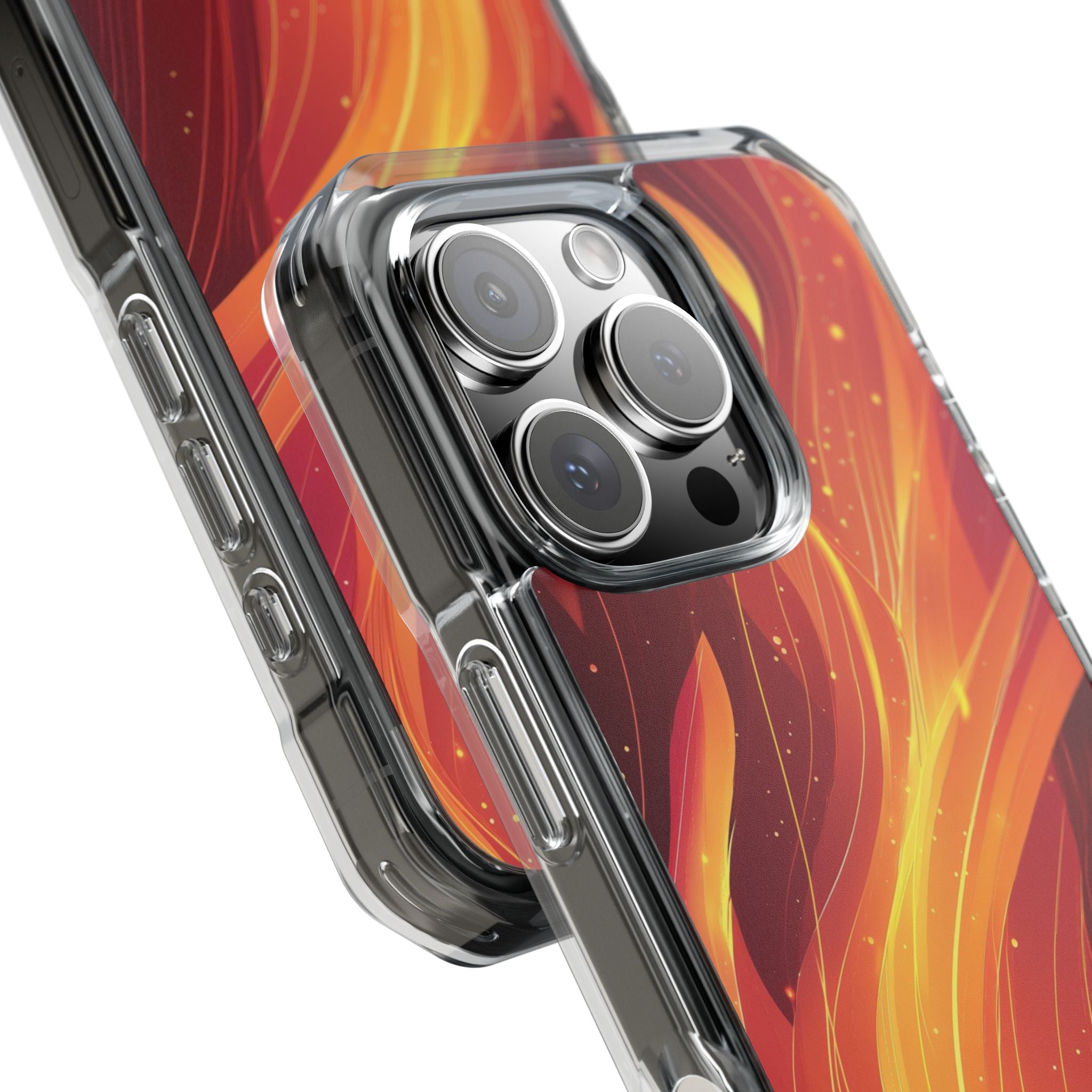 Flaming Flow iPhone 16 Pro Case - Impact