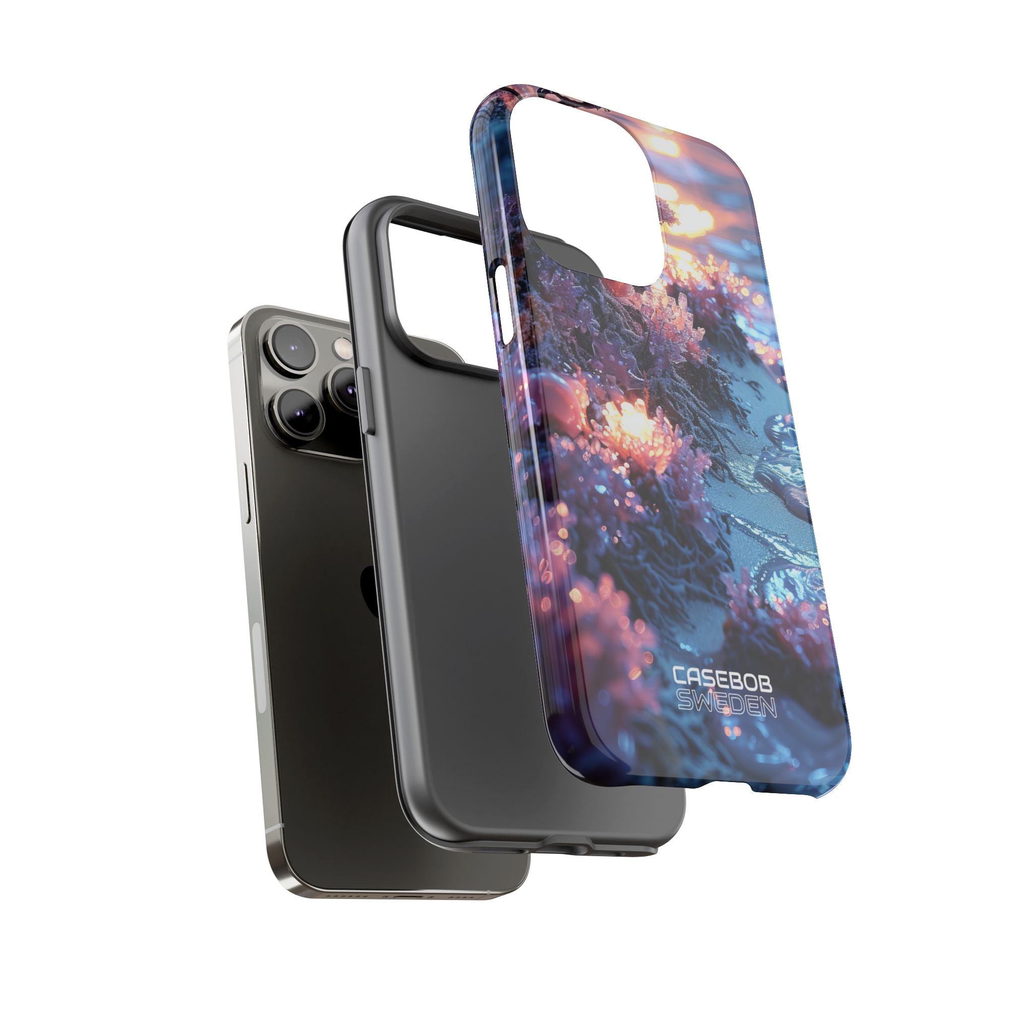 Crystal Sunset Shore iPhone 14 - Resistente