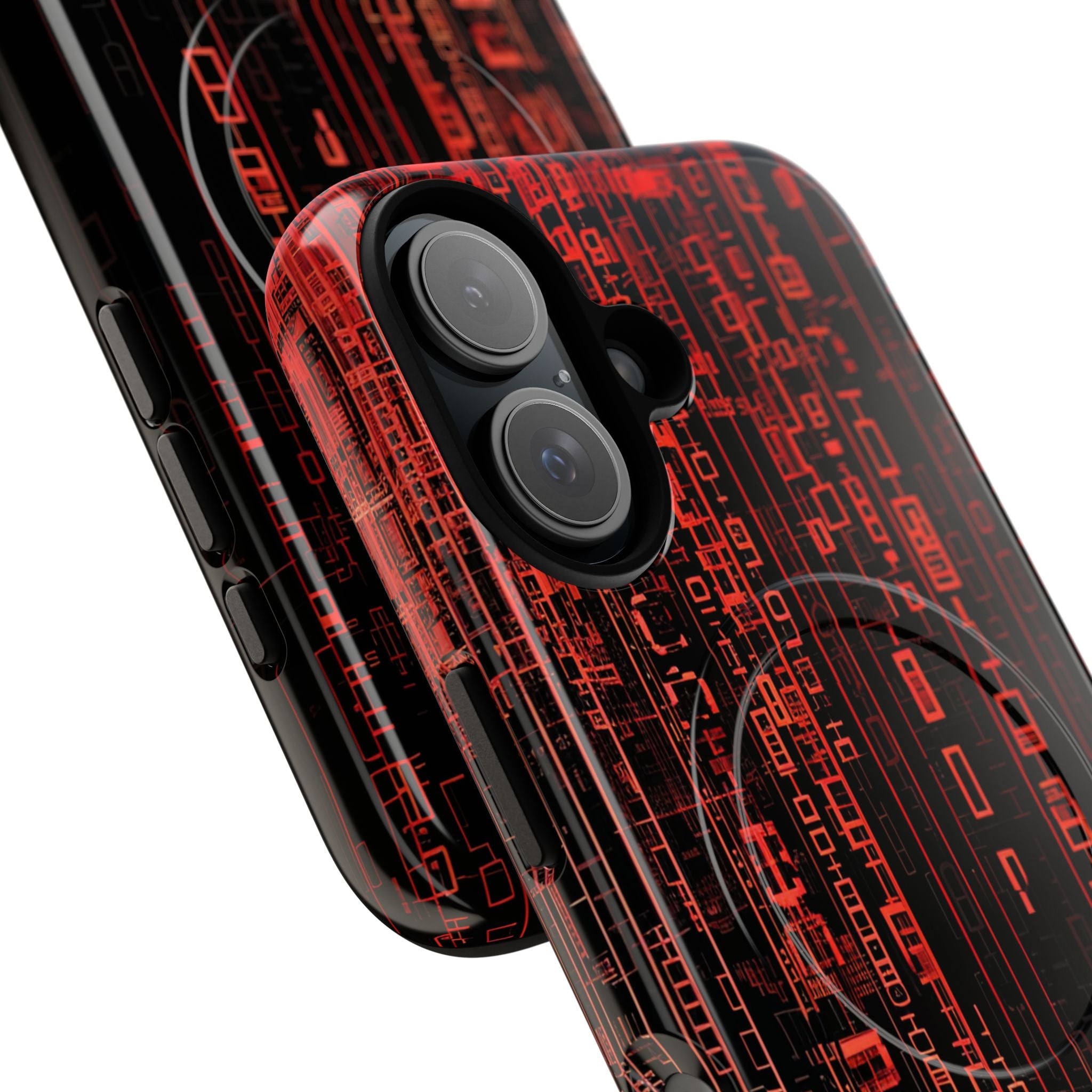 Neon Circuit Dreams iPhone 16 - Tough+