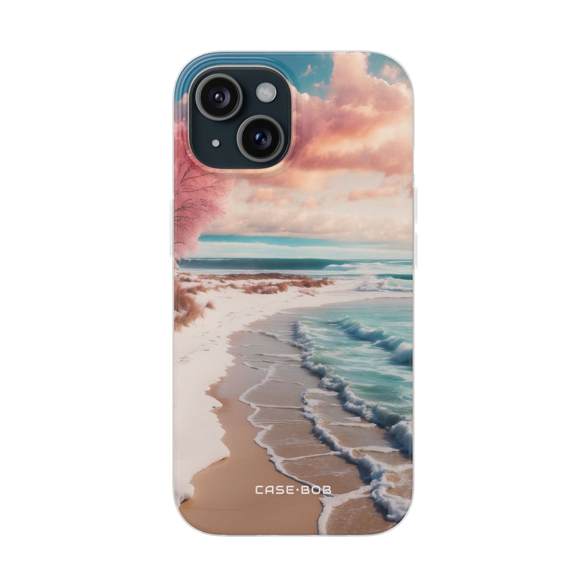 Pink Tree Breeze iPhone 15 Case - Soft