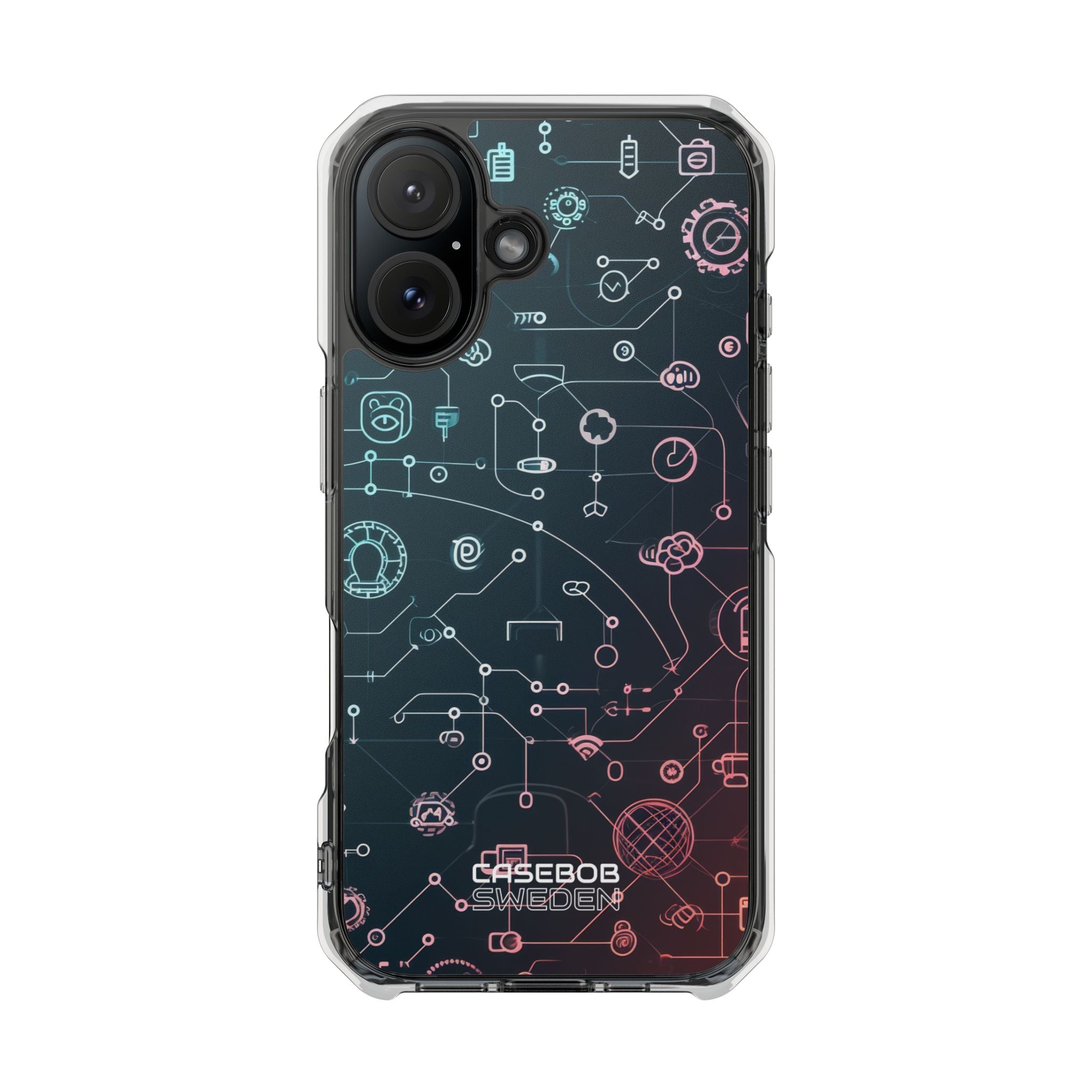 Digital Circuit Flow iPhone 16 - Impact Clear+