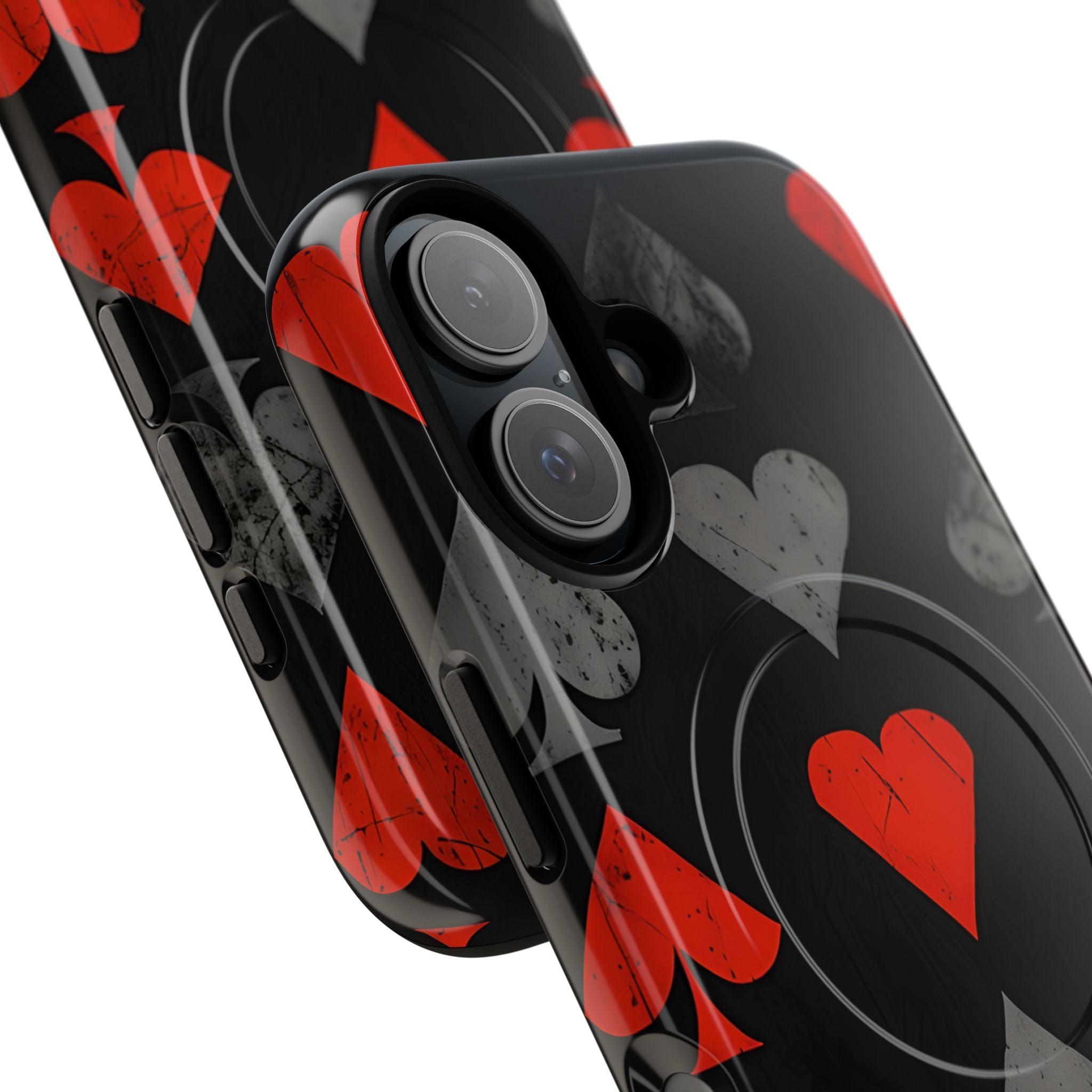 Playing Card Suits Gothic Flair iPhone 16 - Tough+
