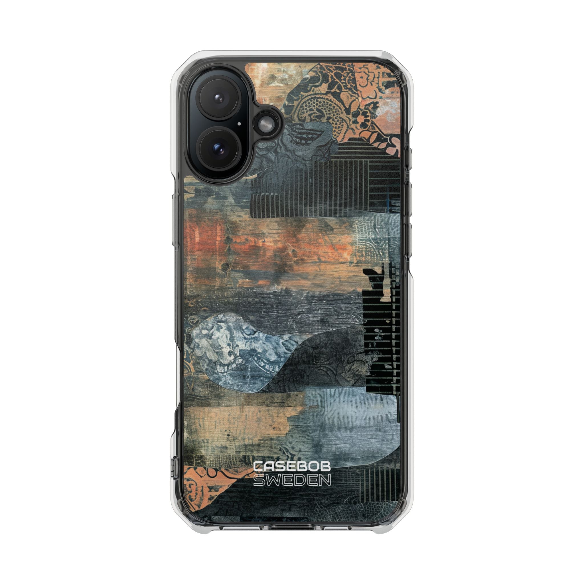 Rust Bloom Tangle iPhone 16 - Impact Clear+
