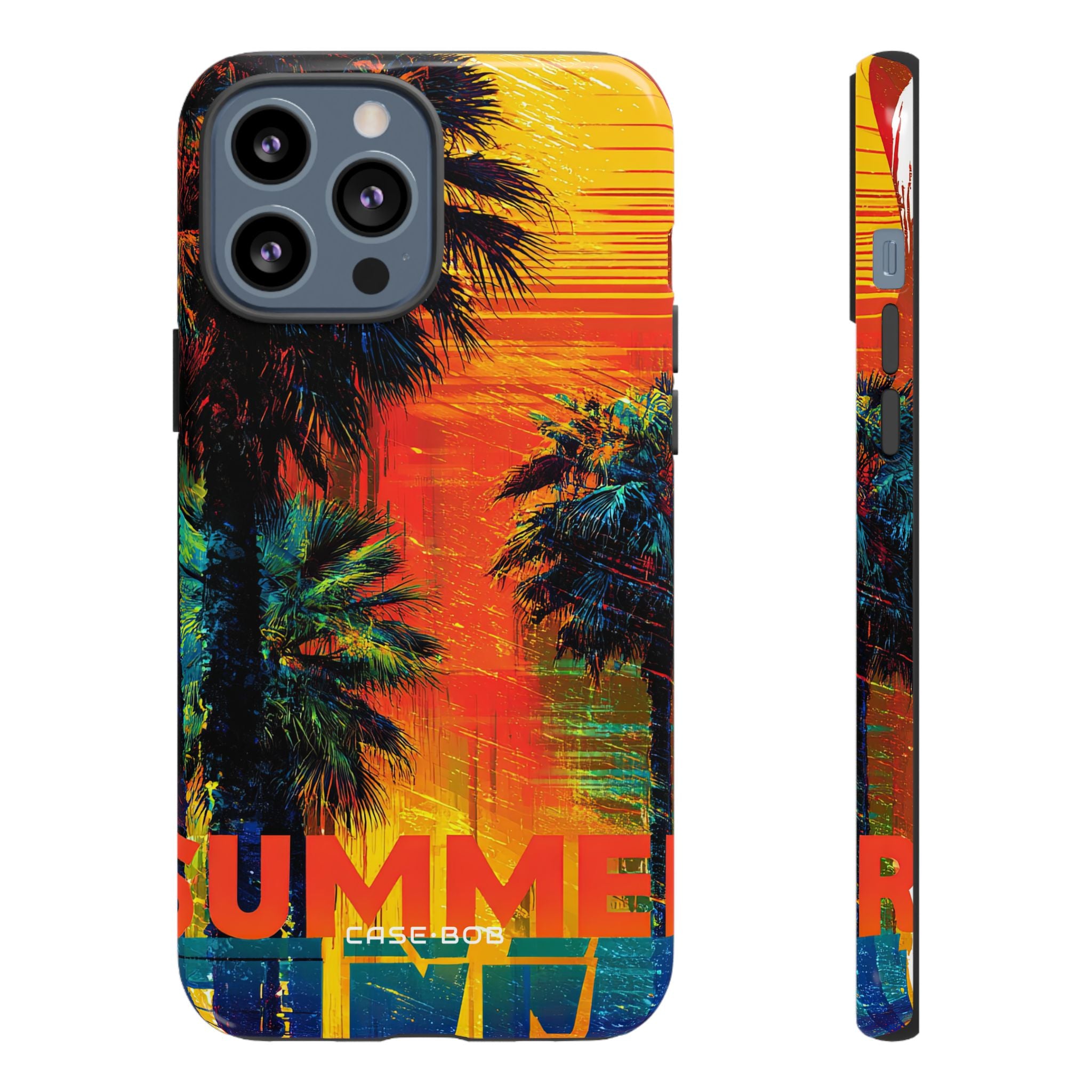 Tropical Sunburst iPhone 13 Pro Max Case - Tough
