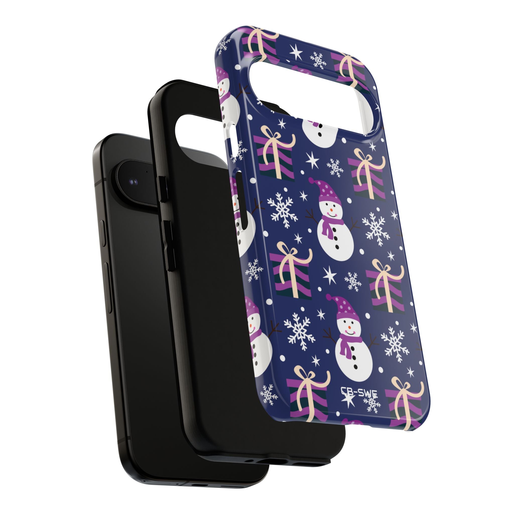 Snowmen Celebrate Joy - Google Pixel Case