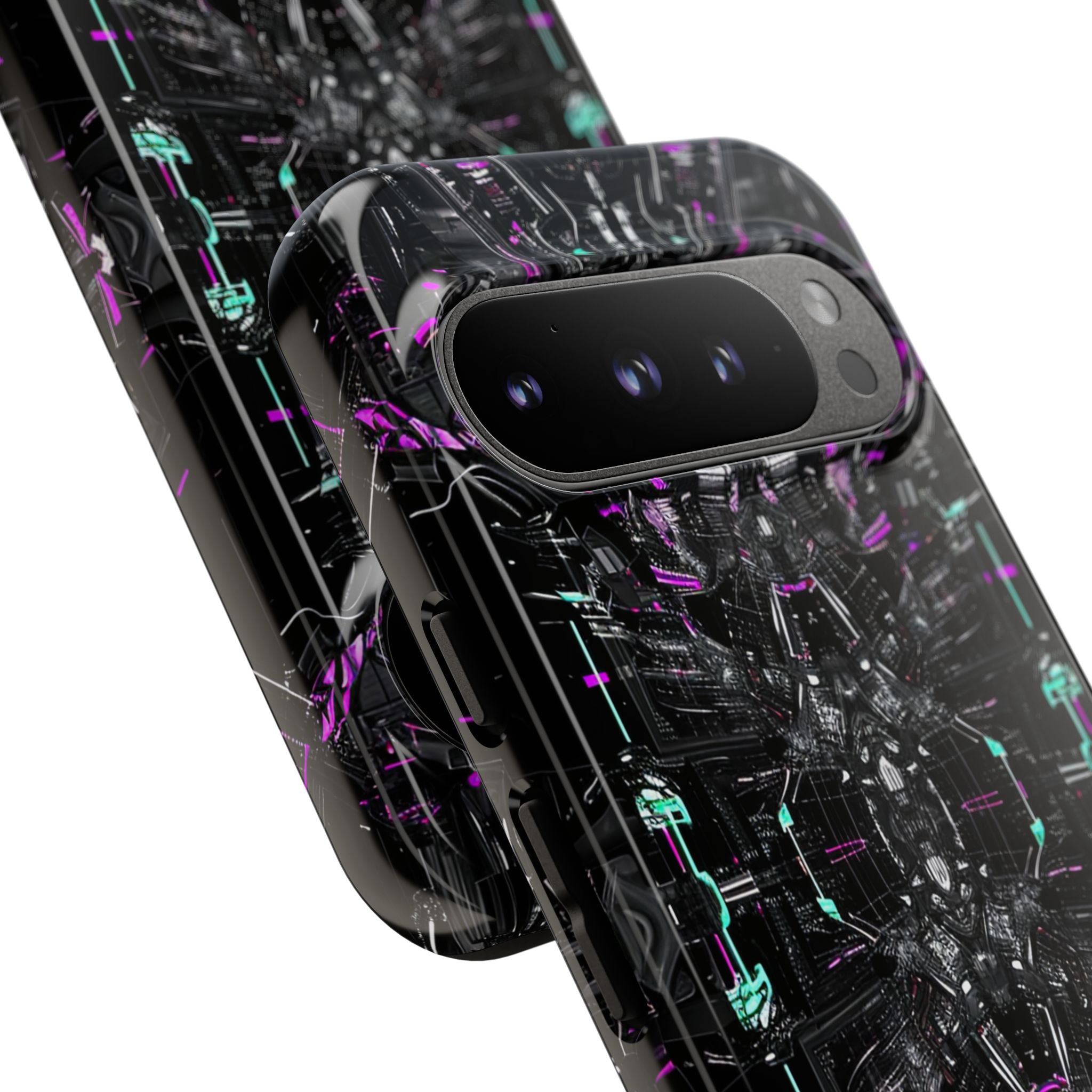 Cybernetic Neon Nexus Google Pixel 9 - Resistente