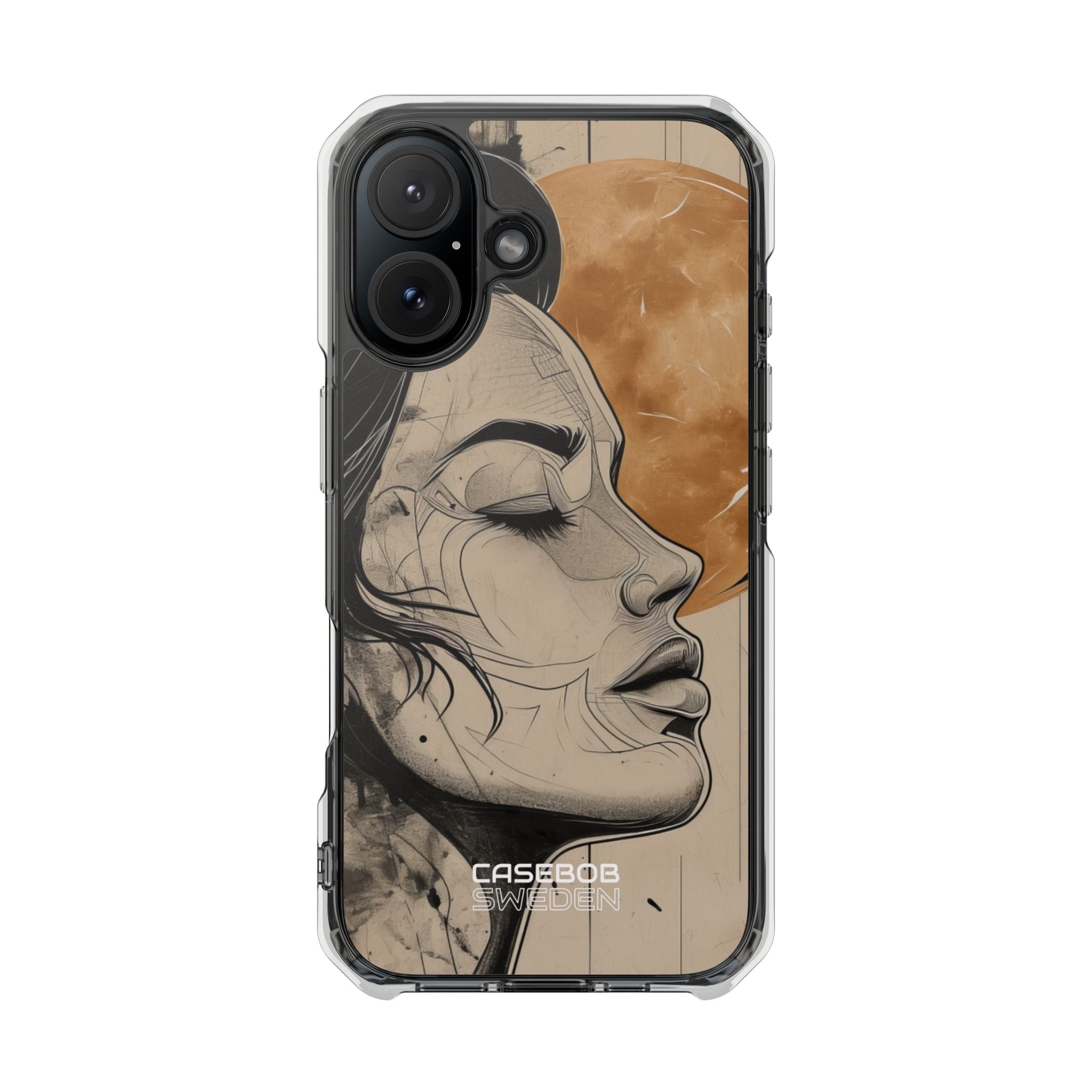 Moonlit Face Flow iPhone 16 - Impact Clear+