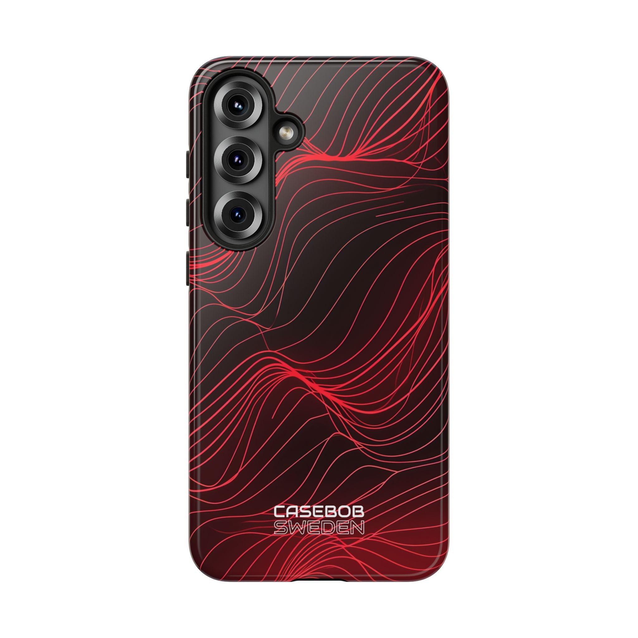 Crimson Waveform Flow Samsung S25 - Tough