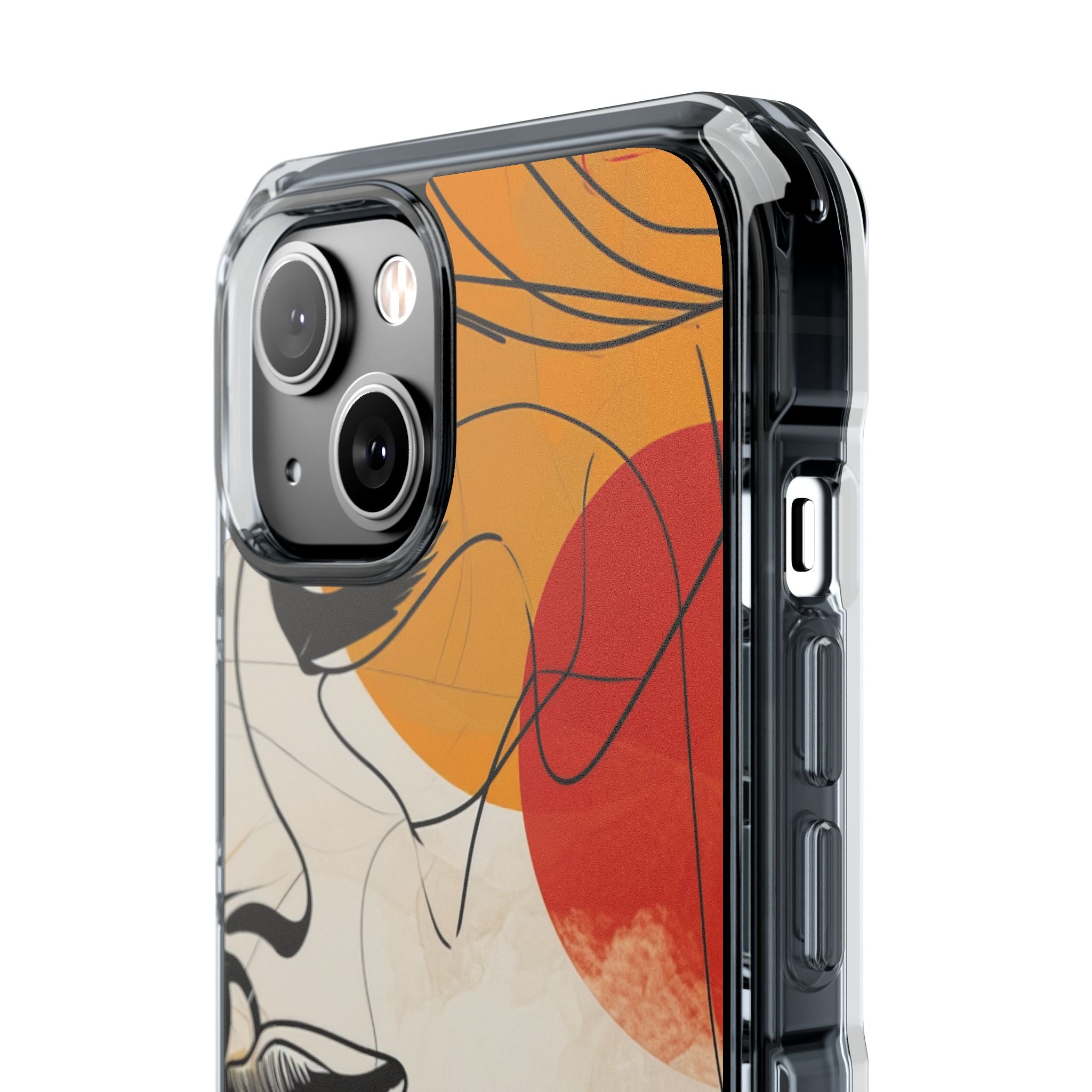 Fluid Face Lines iPhone 14 - Impact Clear+