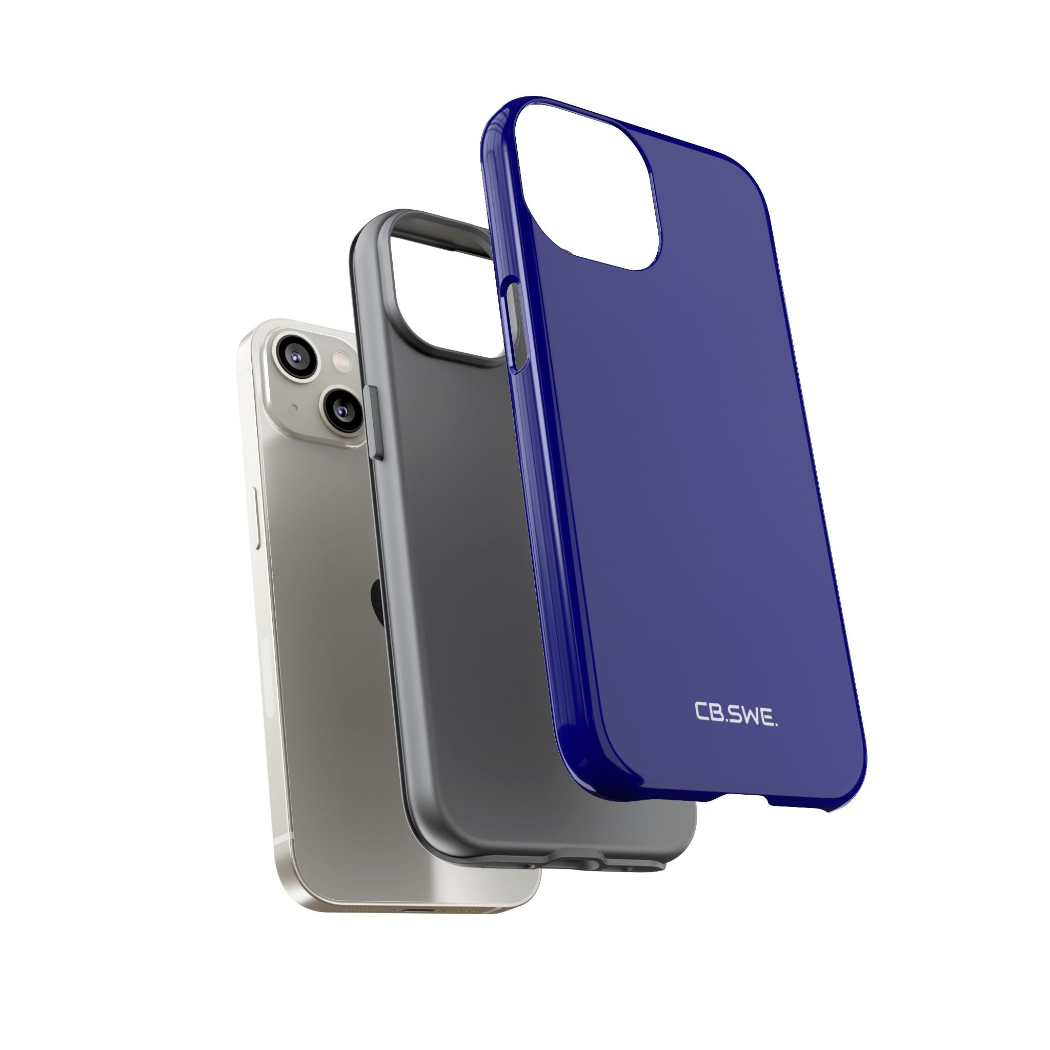 Navy Blue iPhone Case - Tough