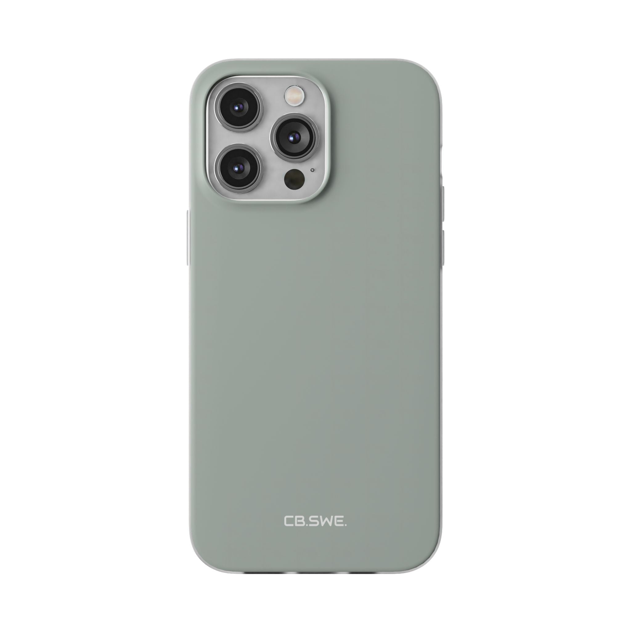 Aschgraue iPhone-Hülle – Flexi