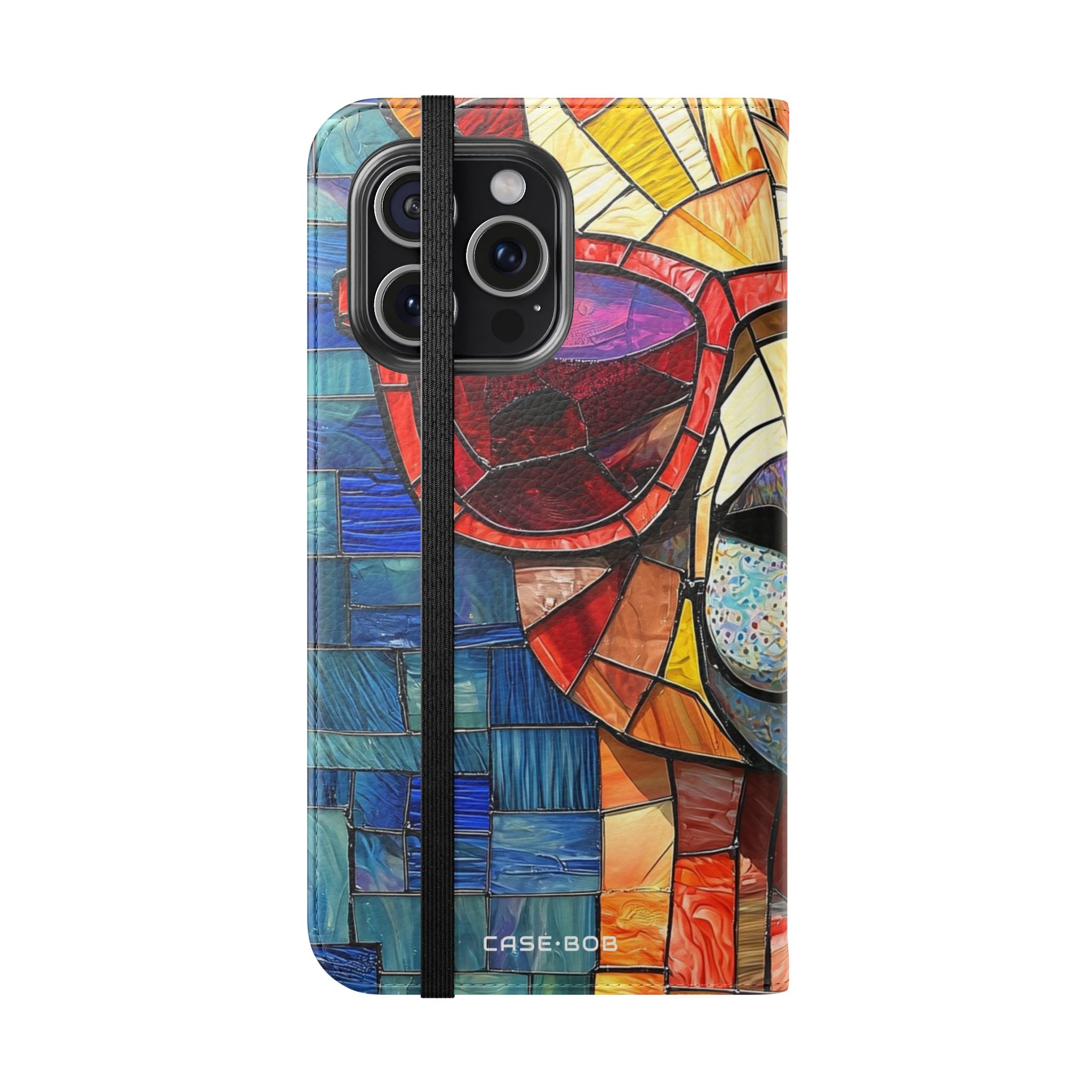 Sunglass Llama Mosaic - iPhone 15 Pro Max Case - Wallet