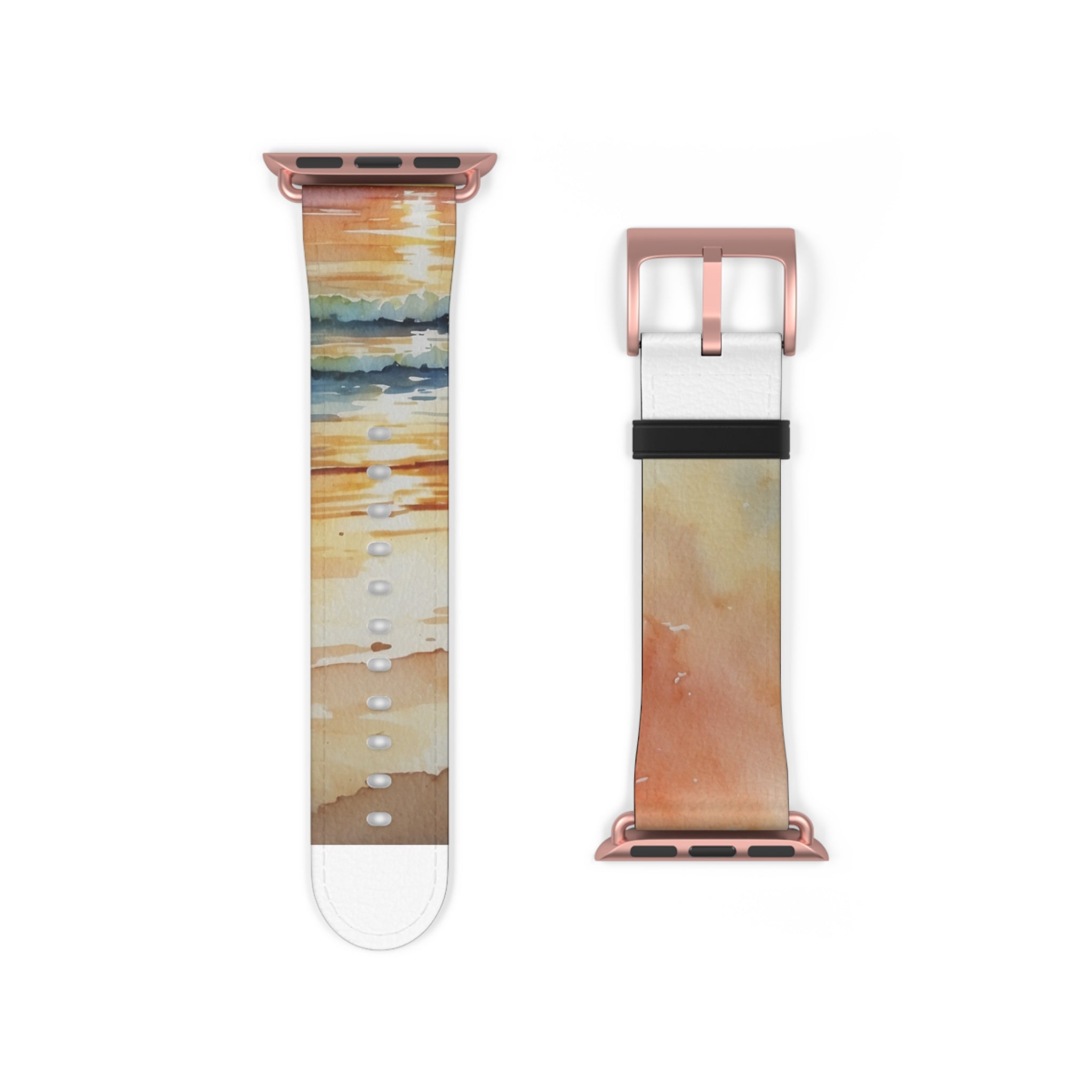 Golden Palm Sunset - Watch Band