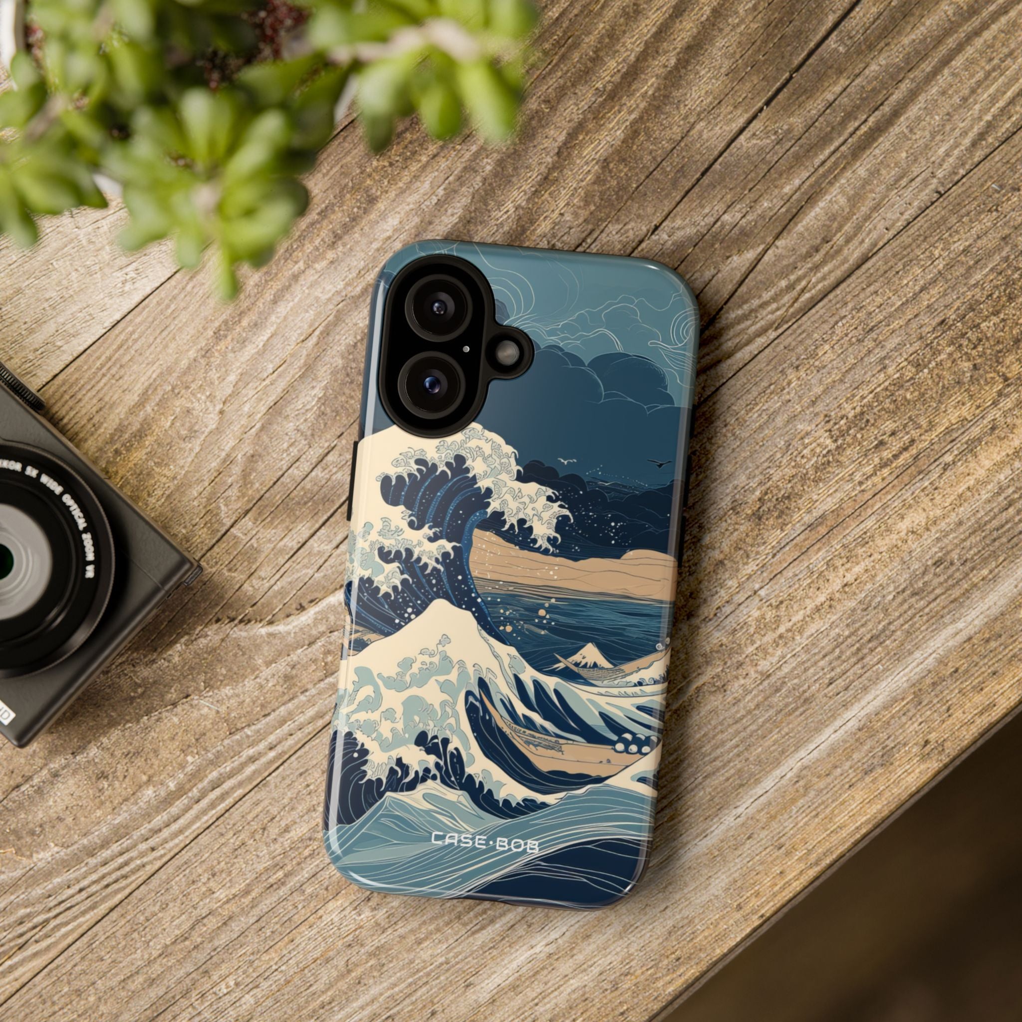 Cresting Blue Wave iPhone 16 Case - Tough