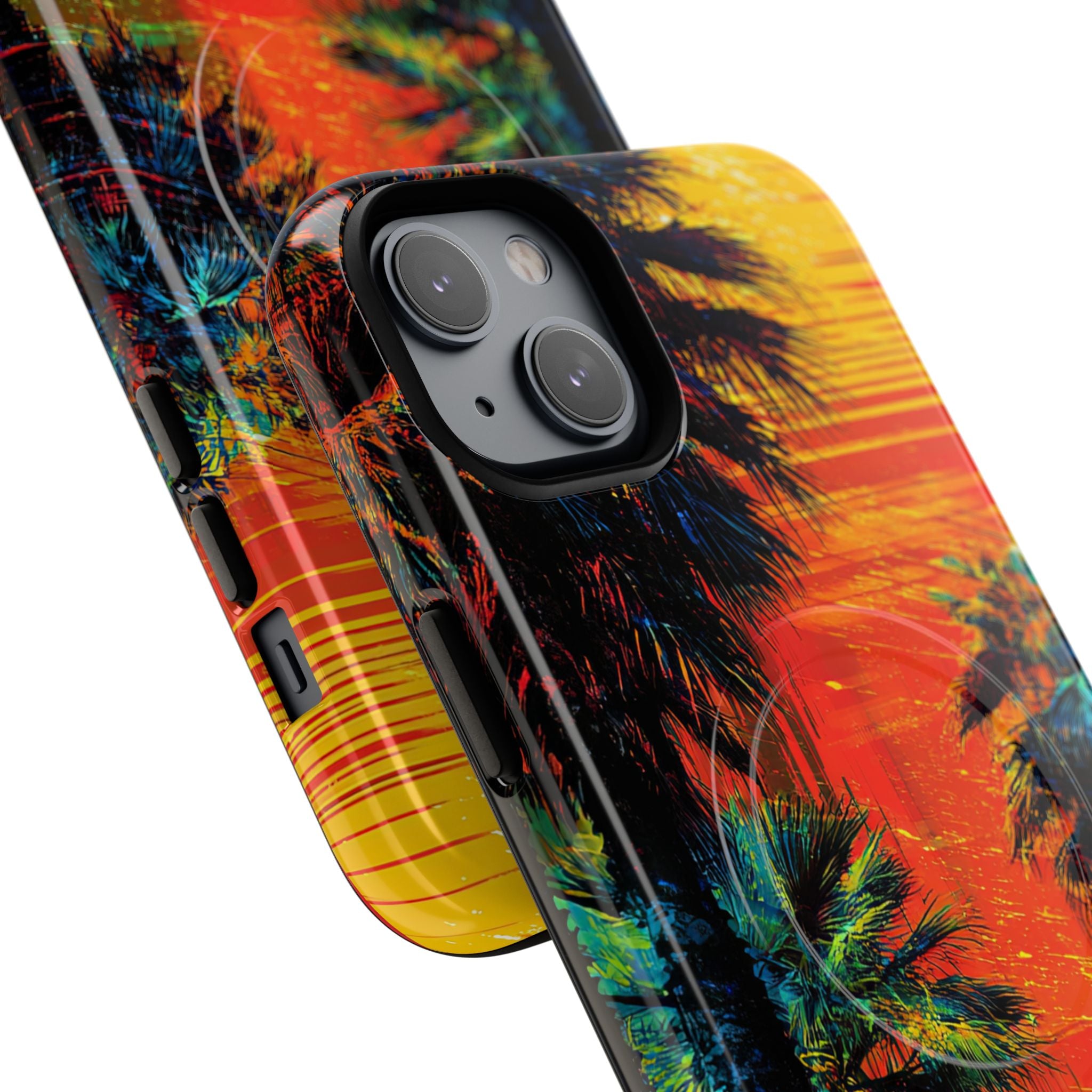 Tropical Sunburst iPhone 14 Plus Case - Tough+