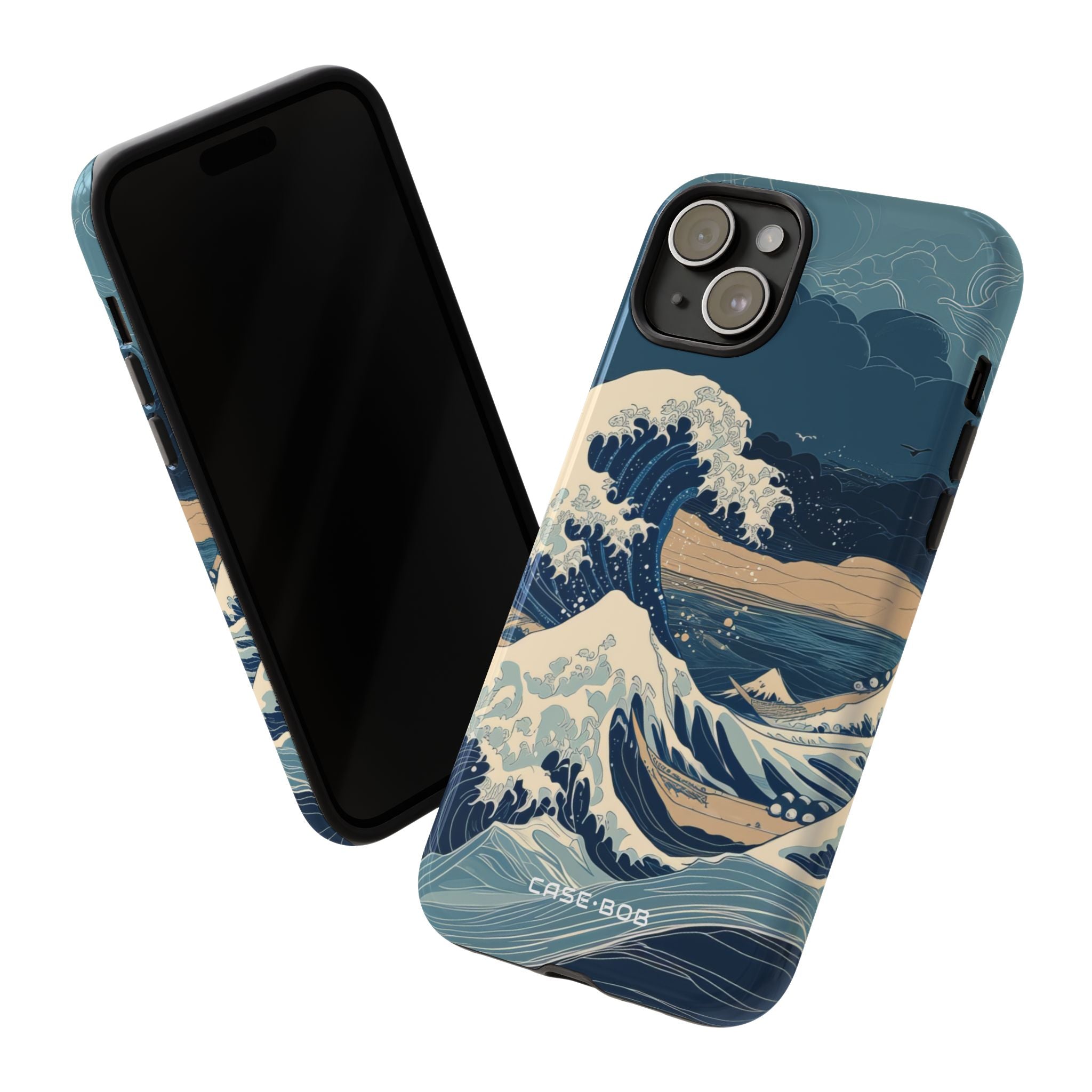 Cresting Blue Wave iPhone 15 Plus Case - Tough
