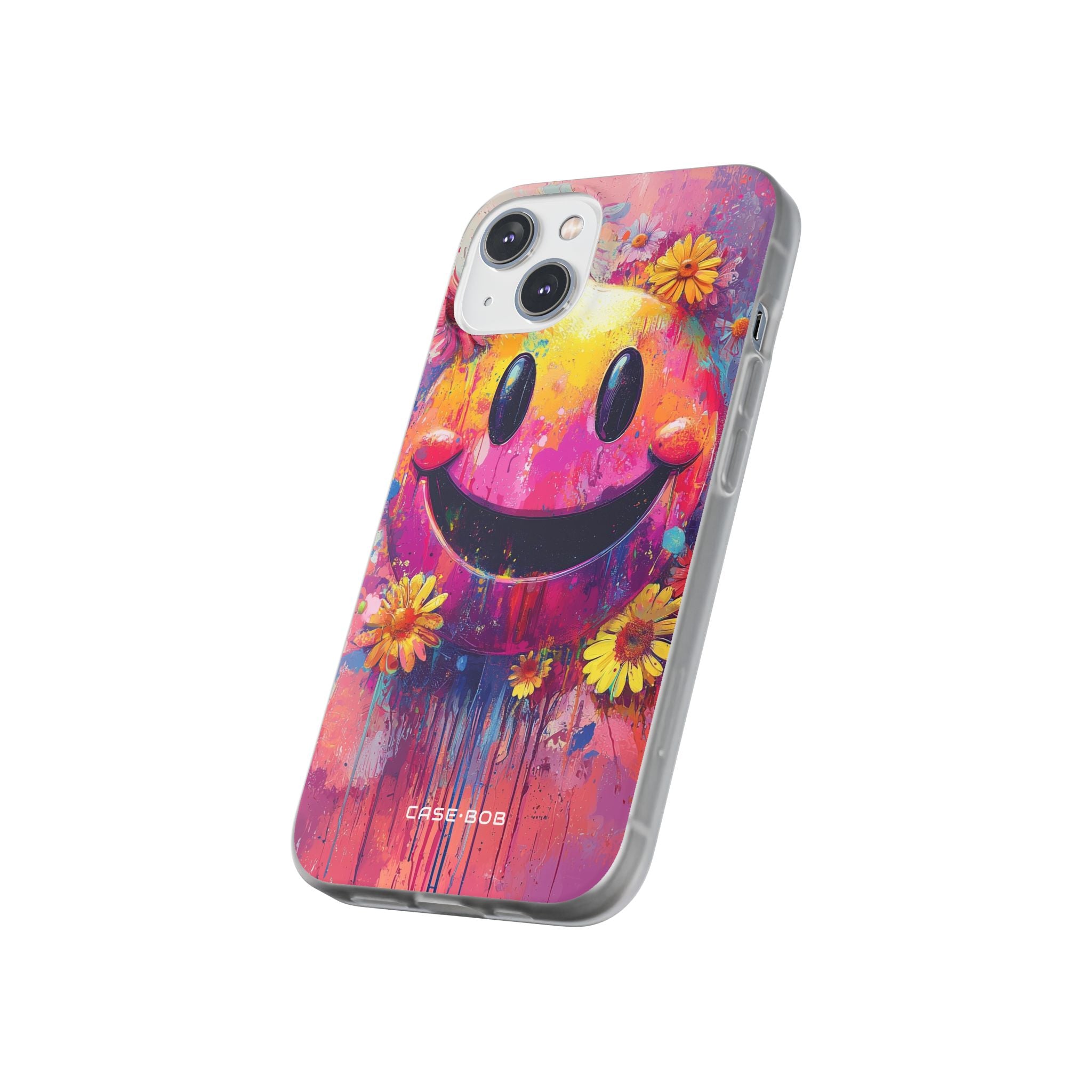 Smiley Bloom iPhone 14 Case - Soft