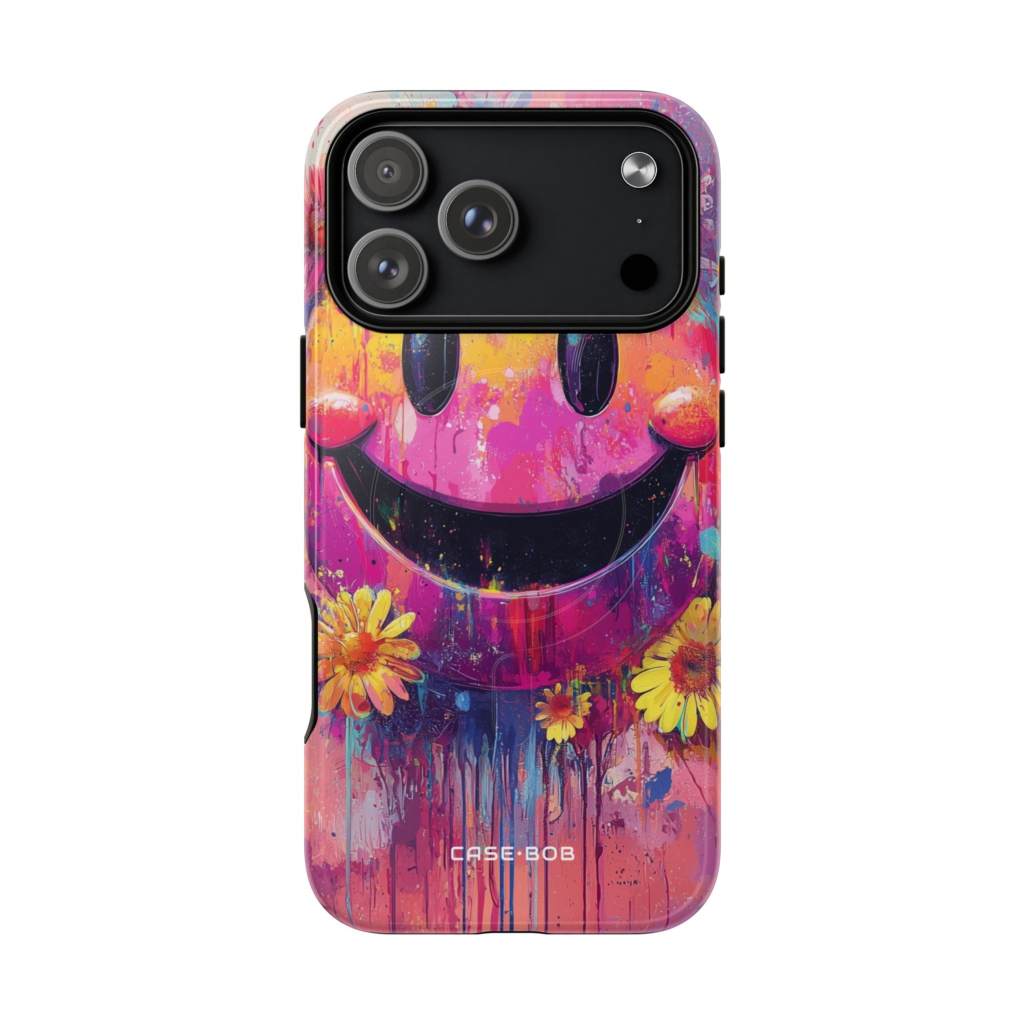 Smiley Bloom iPhone 17 Pro Max Case - Tough+