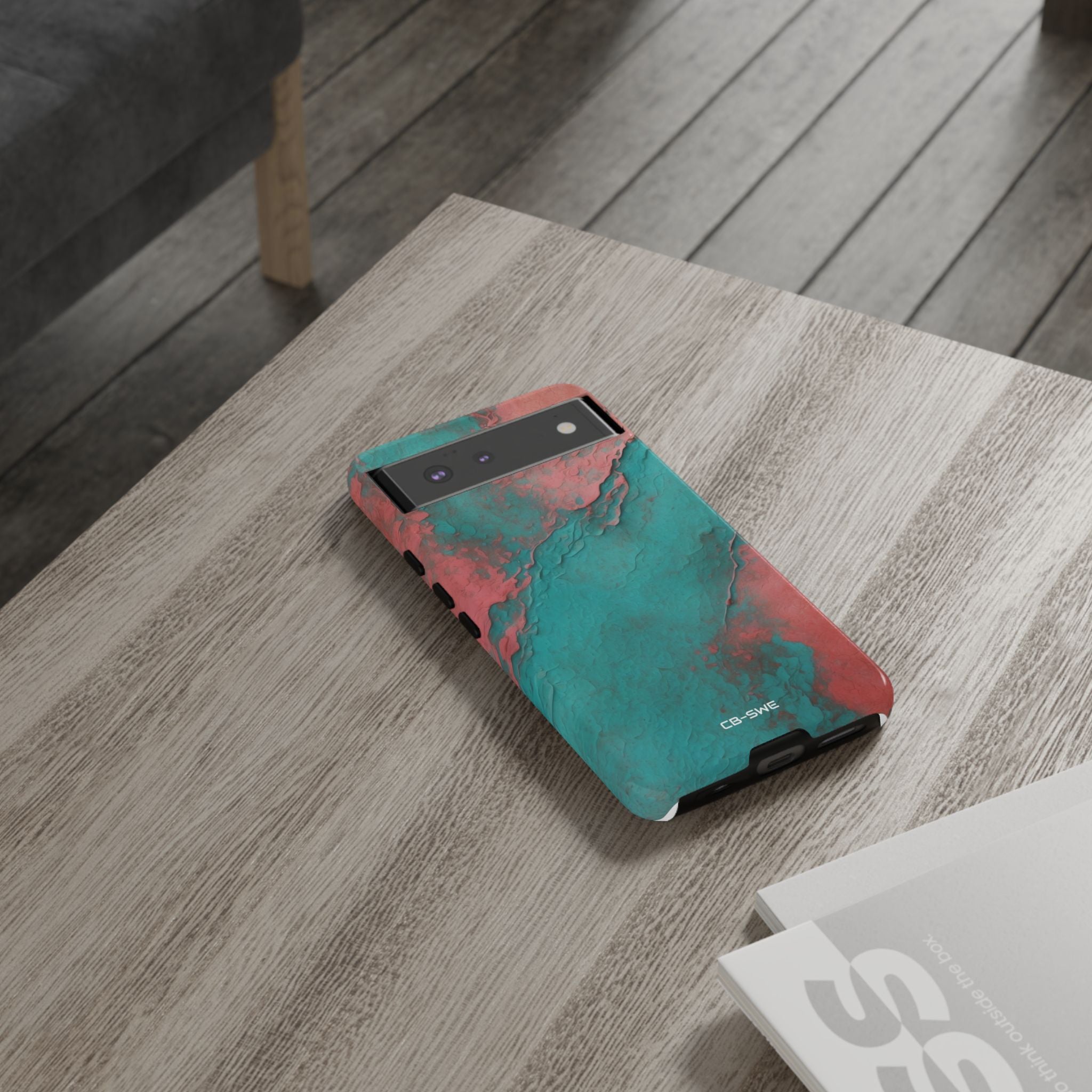 Turbulent Coral Flow - Google Pixel Case