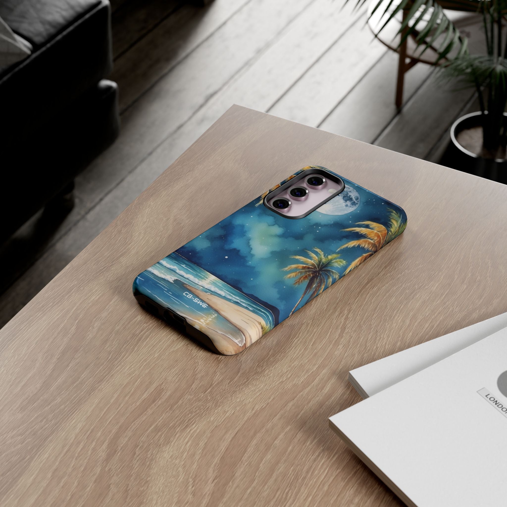 Moonlight Kisses Waves - Samsung Case