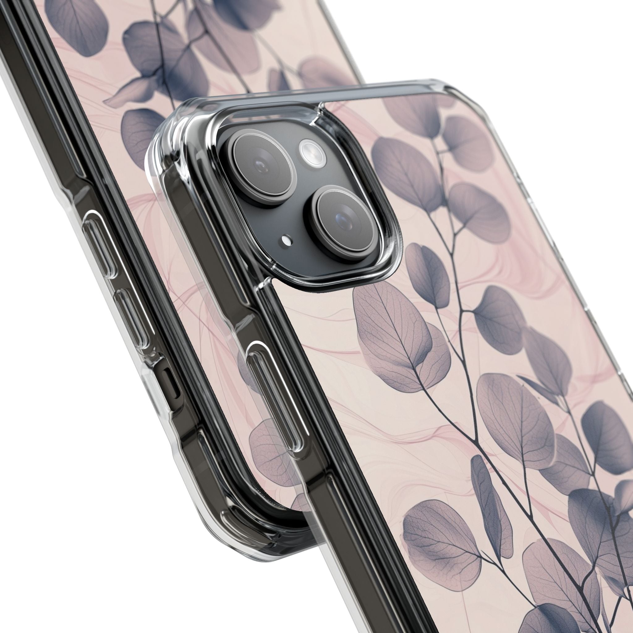 Veined Leaf Whisper iPhone 15 Plus Case - Impact