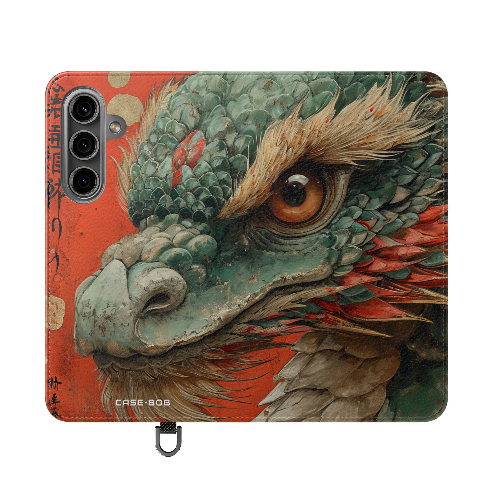 Dragon's Gaze Crimson - Samsung S24 Case - Wallet