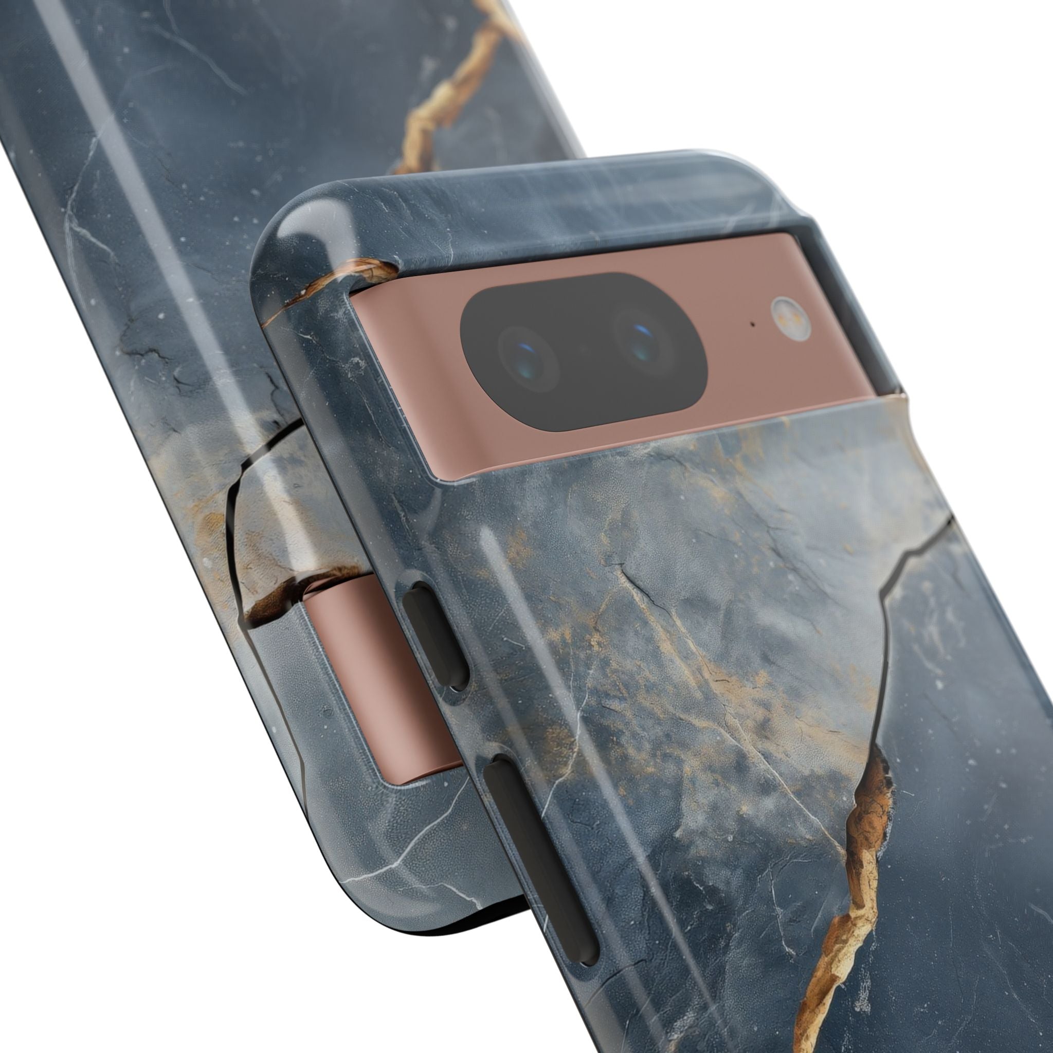 Jagged Vein Navy Google Pixel 8 Case - Tough