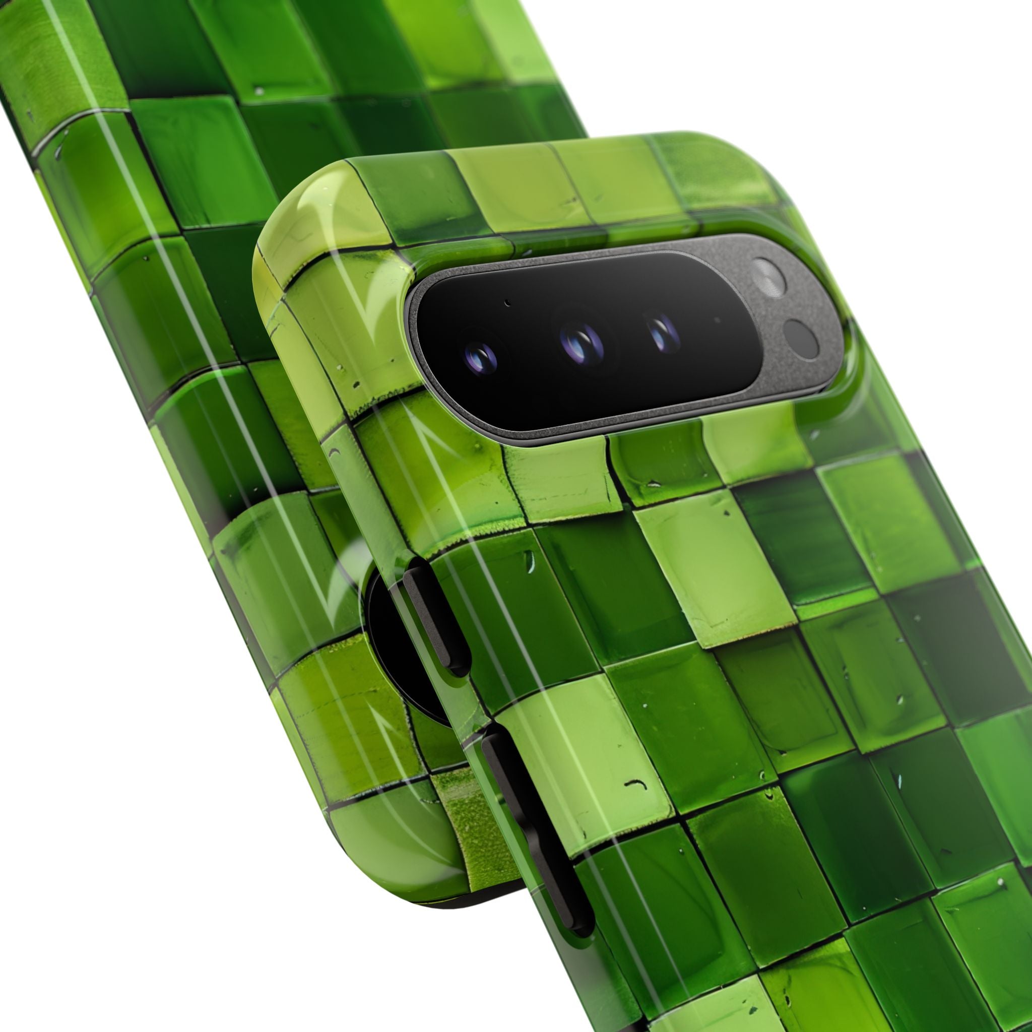 Green Tile Harmony Google Pixel 9 - Tough