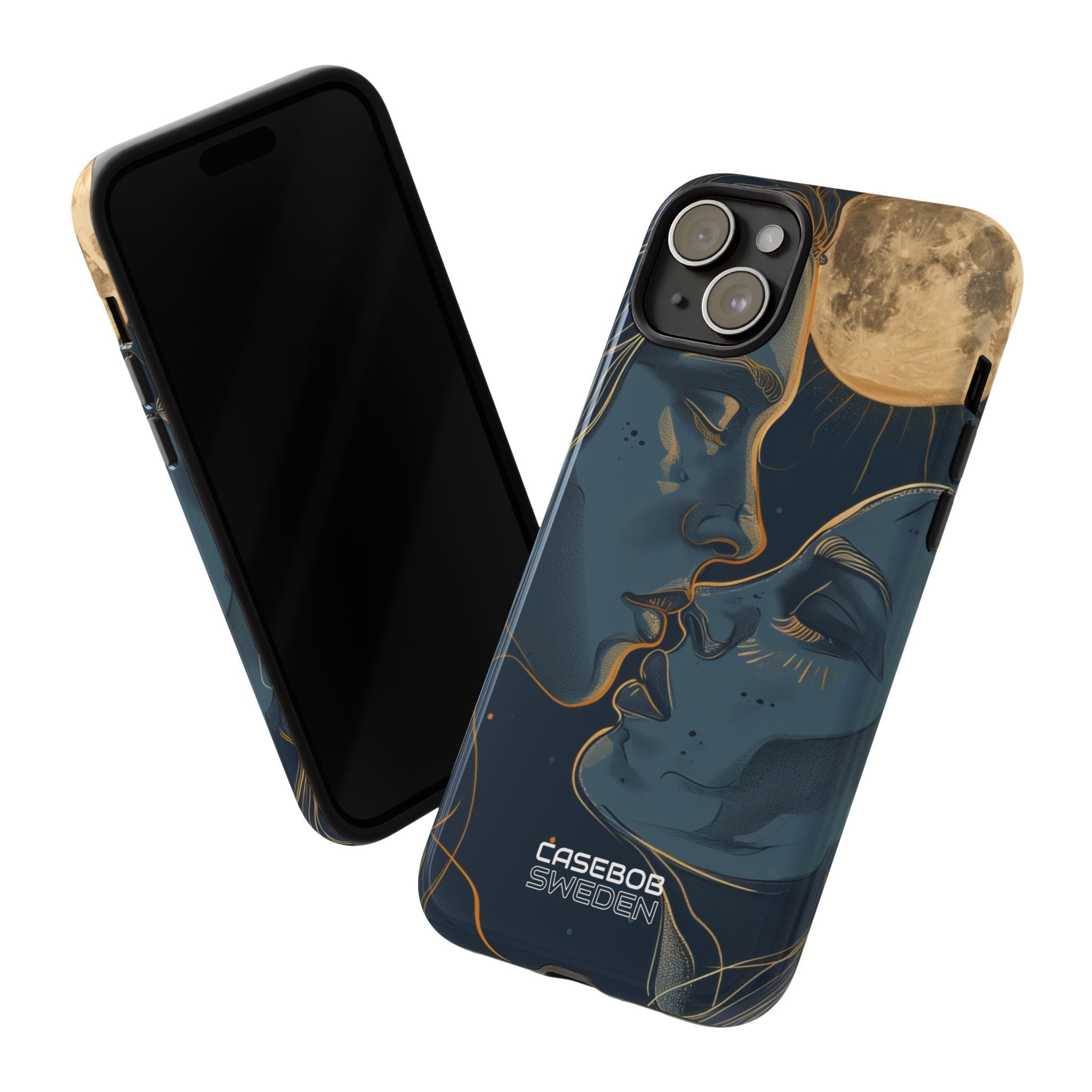 Moonlit Lovers Whisper iPhone 15 - Tough