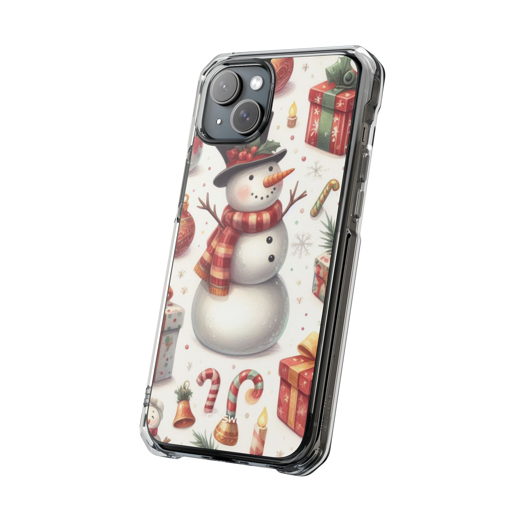 Snowman Welcomes Joy iPhone Case - Impact