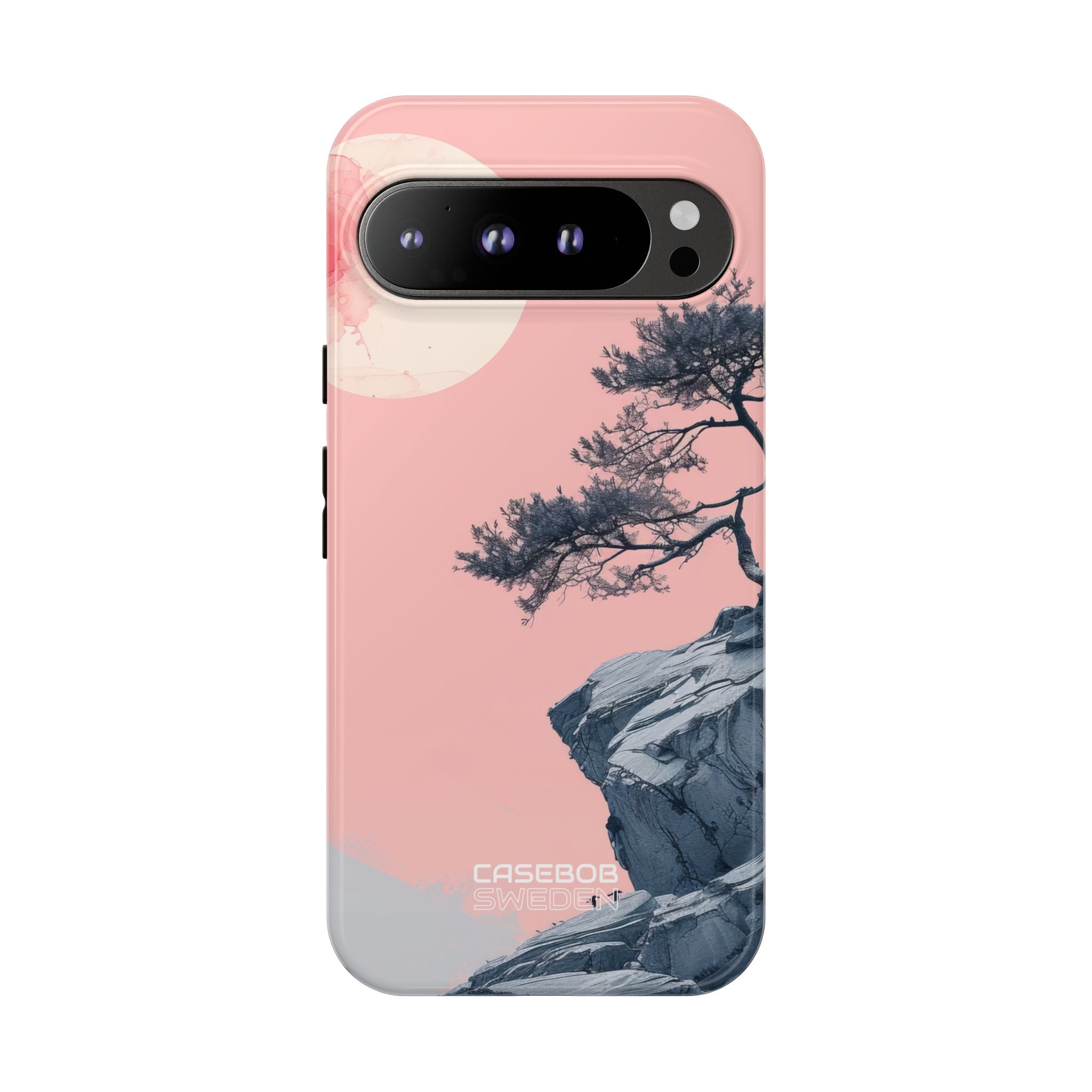 Solitudine sulla scogliera rosa Google Pixel 9 - Tough