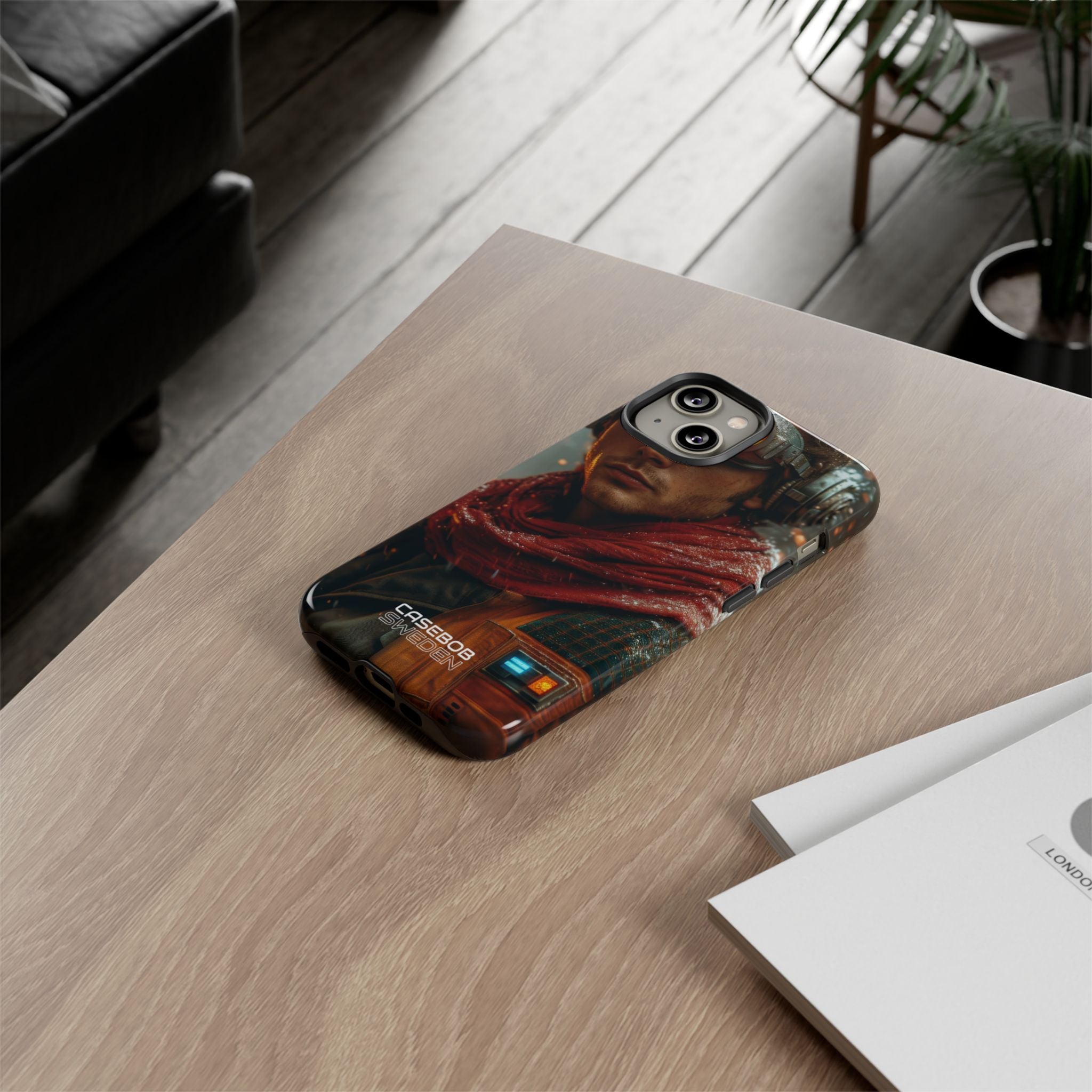 Futuristic Steampunk Explorer iPhone 14 - Tough