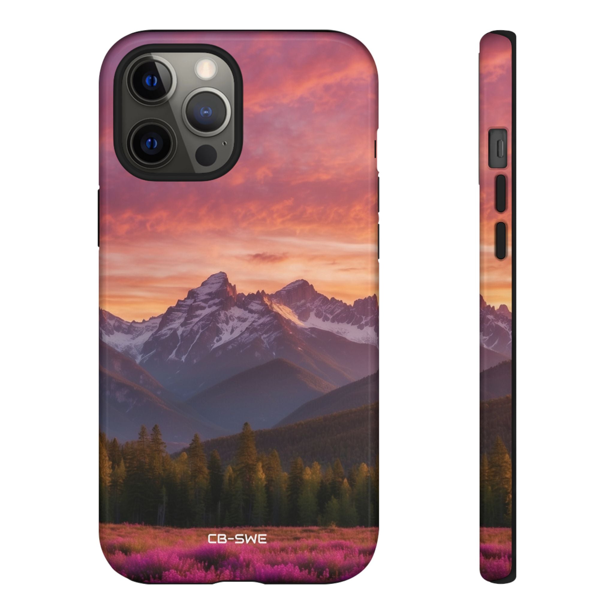 Mountain Peaks Glow - iPhone Case